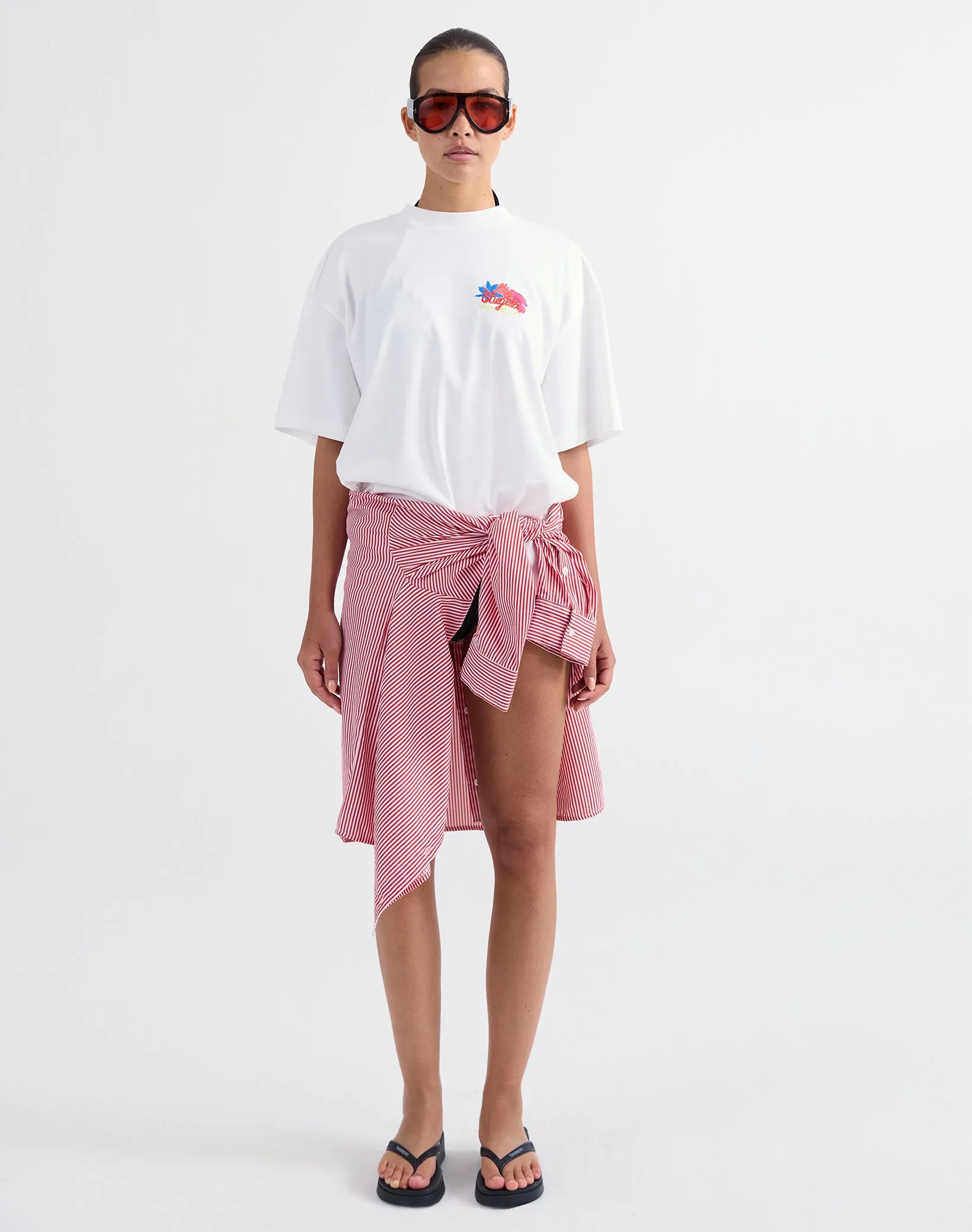 Doris Oversized T-shirt | White sold by Stieglitz product image thumbnail 2