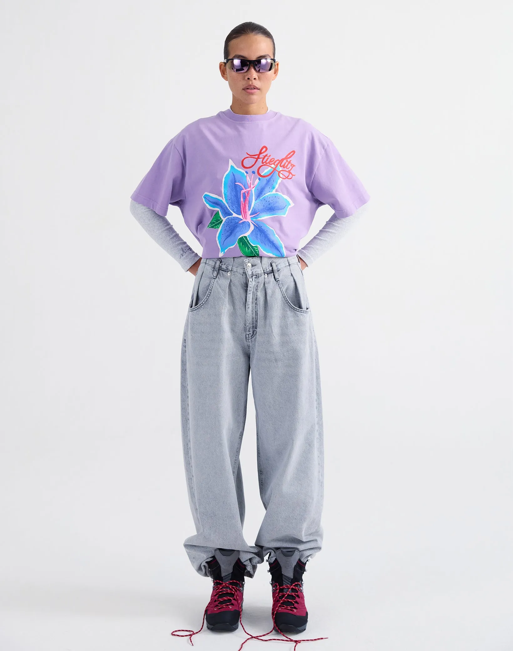 Claudia Oversized T-shirt | Purple sold by Stieglitz product image thumbnail 2