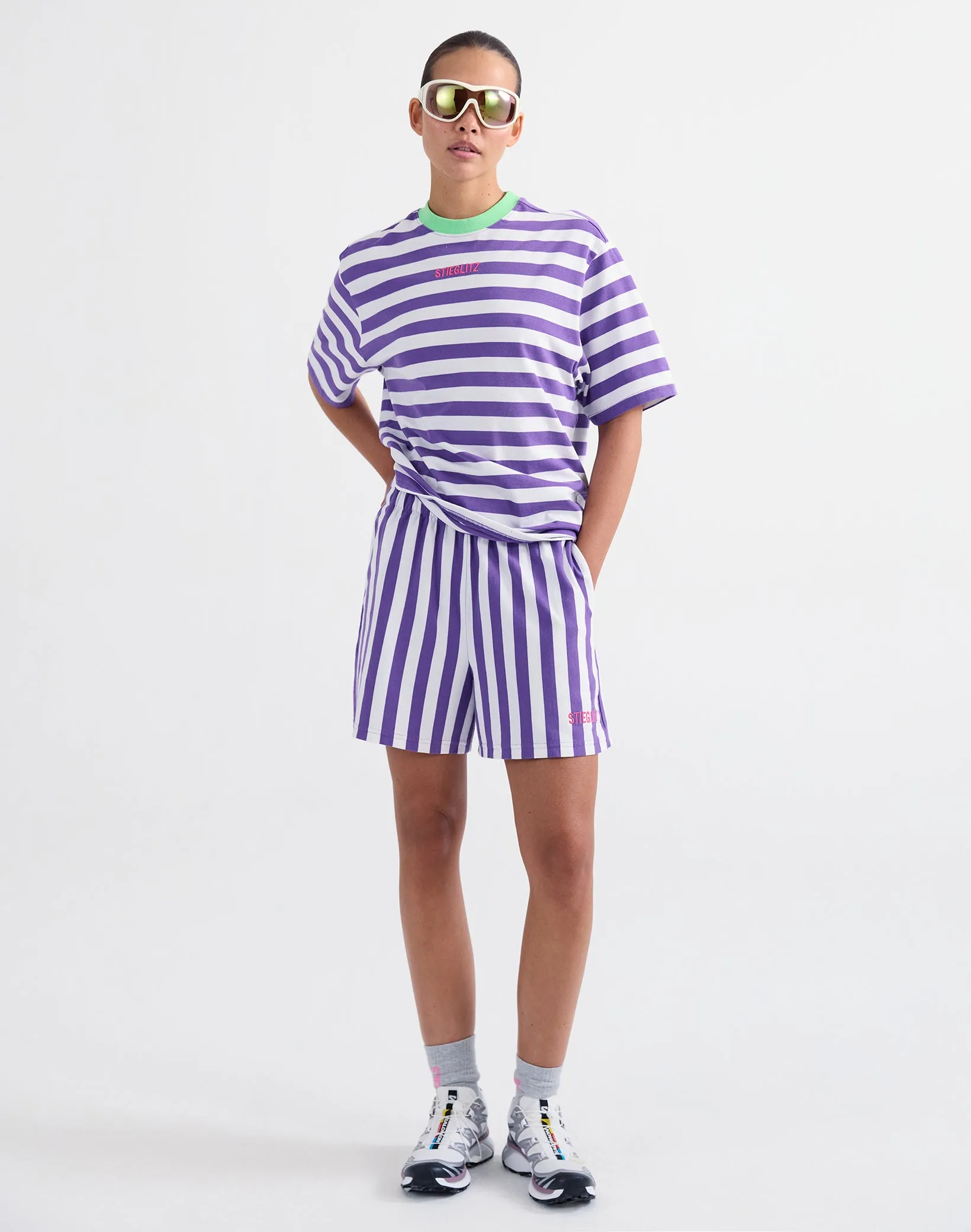 Joana Regular T-shirt | Purple sold by Stieglitz