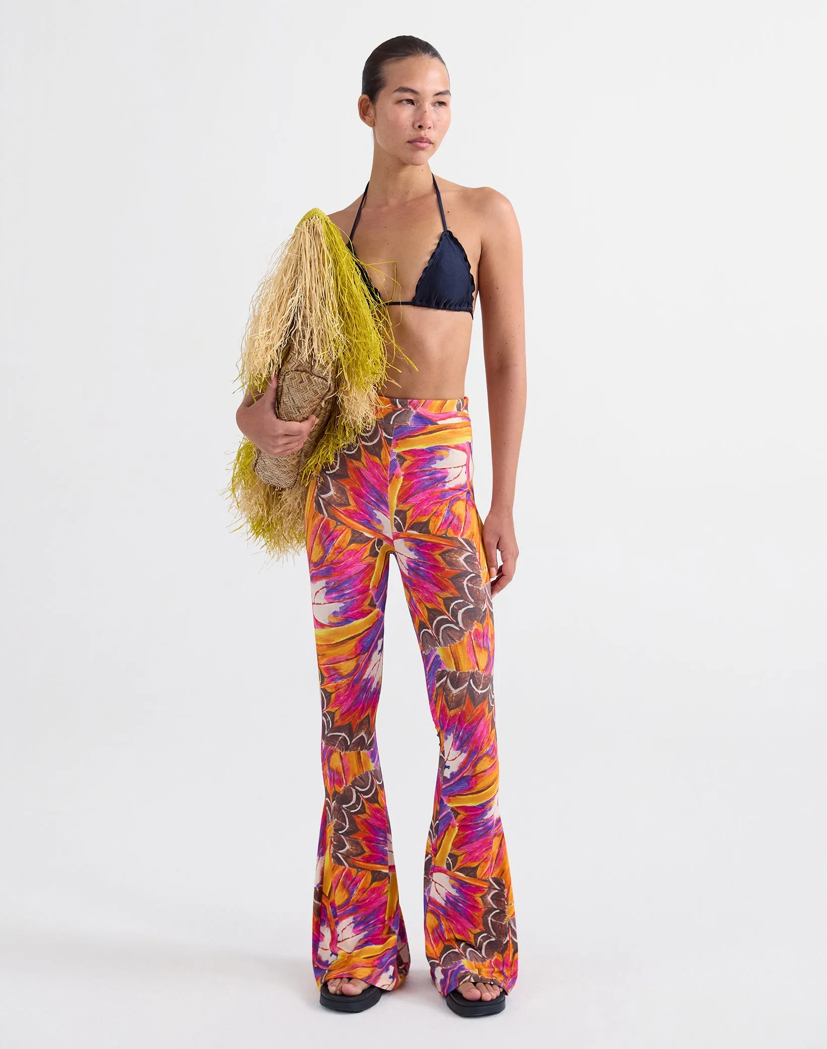 Kimia Flared Legging | Multi sold by Stieglitz product image thumbnail 2