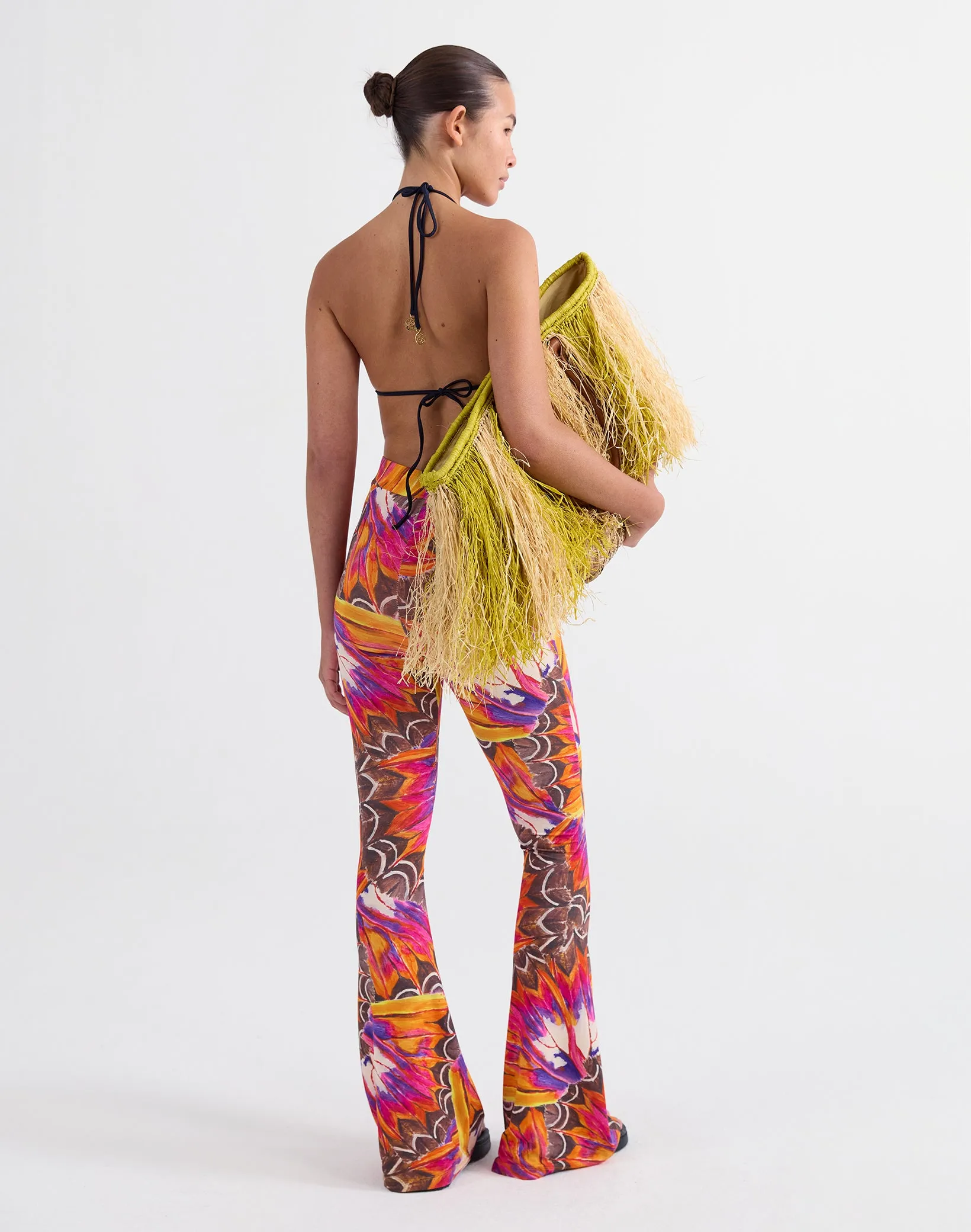Kimia Flared Legging | Multi sold by Stieglitz product image thumbnail 3