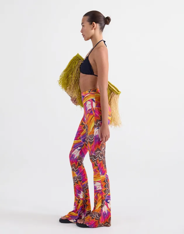 Kimia Flared Legging | Multi made by Stieglitz