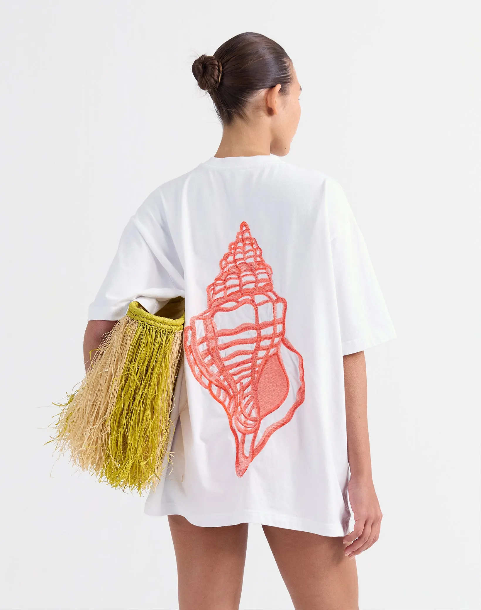 Laisa Oversized T-shirt | White sold by Stieglitz