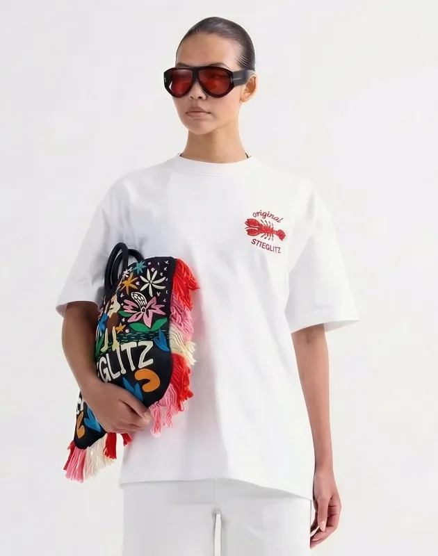 Mae Oversized T-shirt | White made by Stieglitz