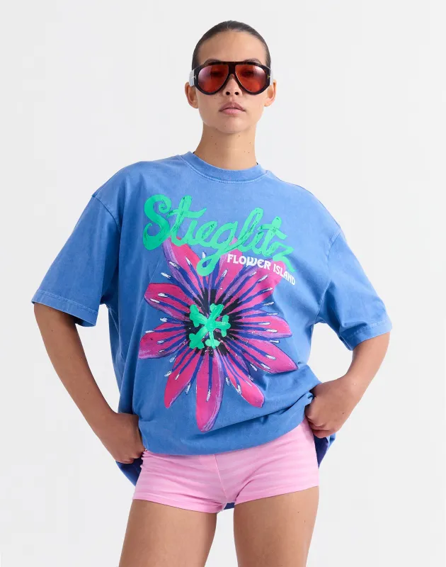 Elida Oversized t-shirt | Blue made by Stieglitz