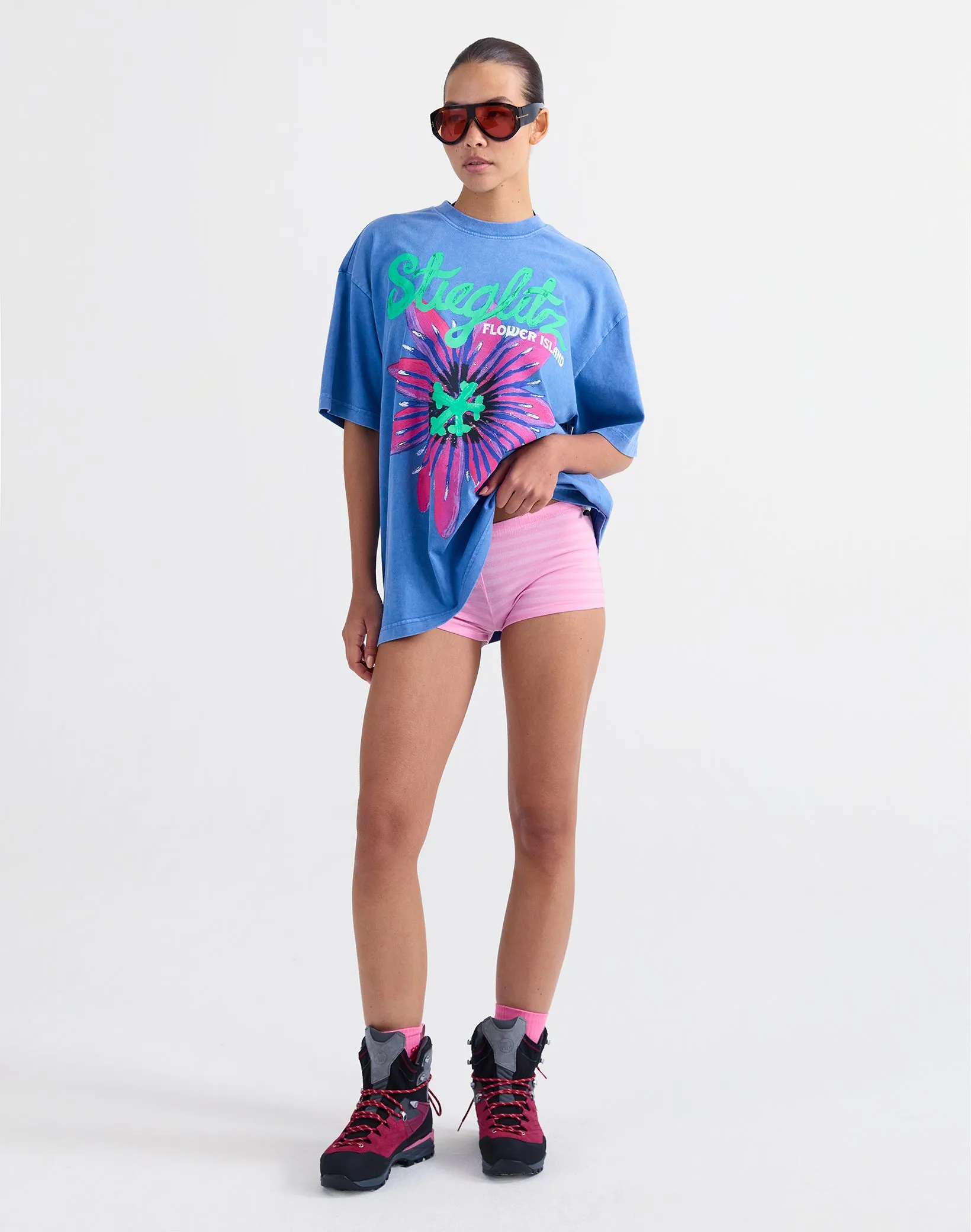 Elida Oversized t-shirt | Blue sold by Stieglitz product image thumbnail 2