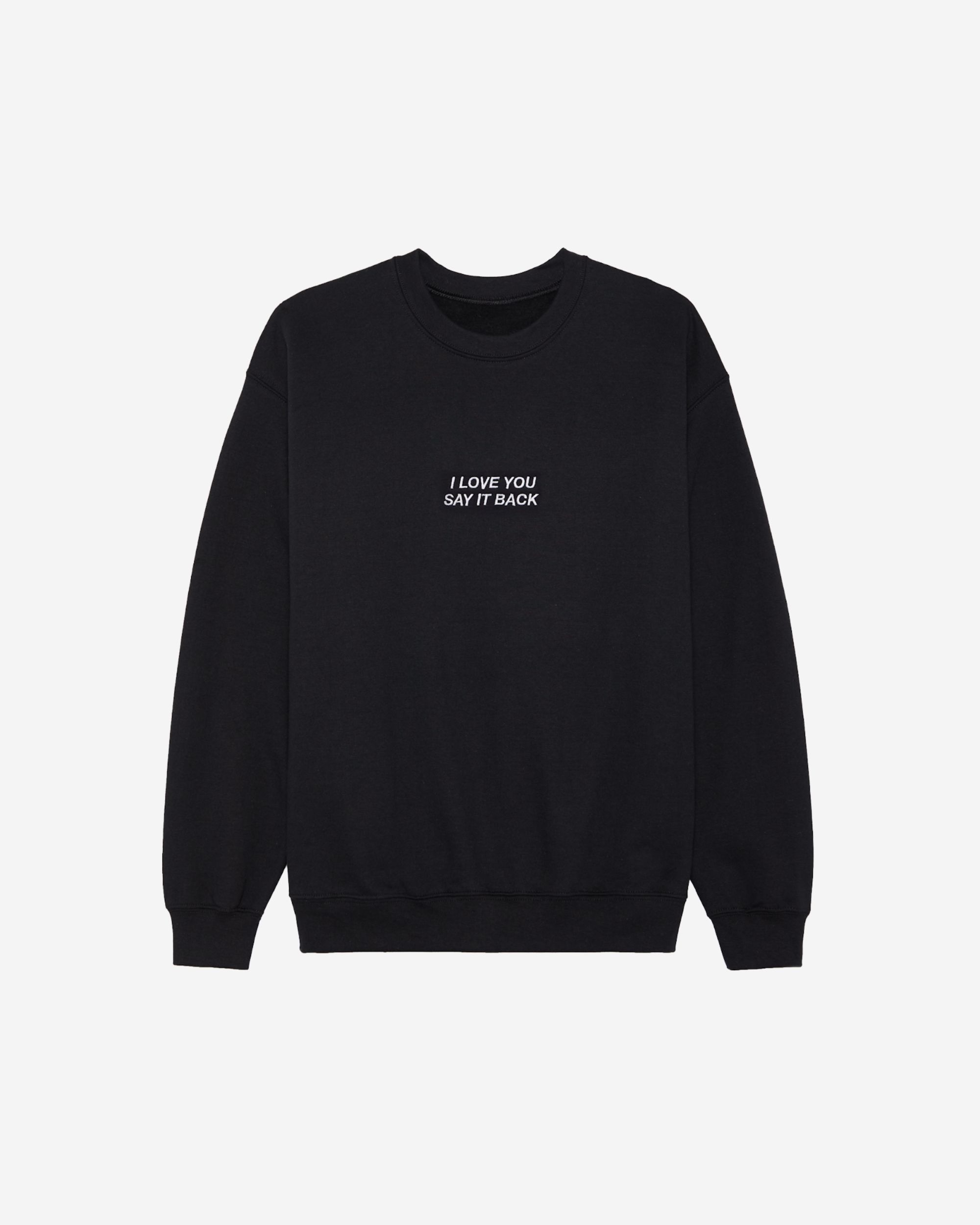 ILYSIB Embroidered Crewneck Sweater sold by Lonely Ghost