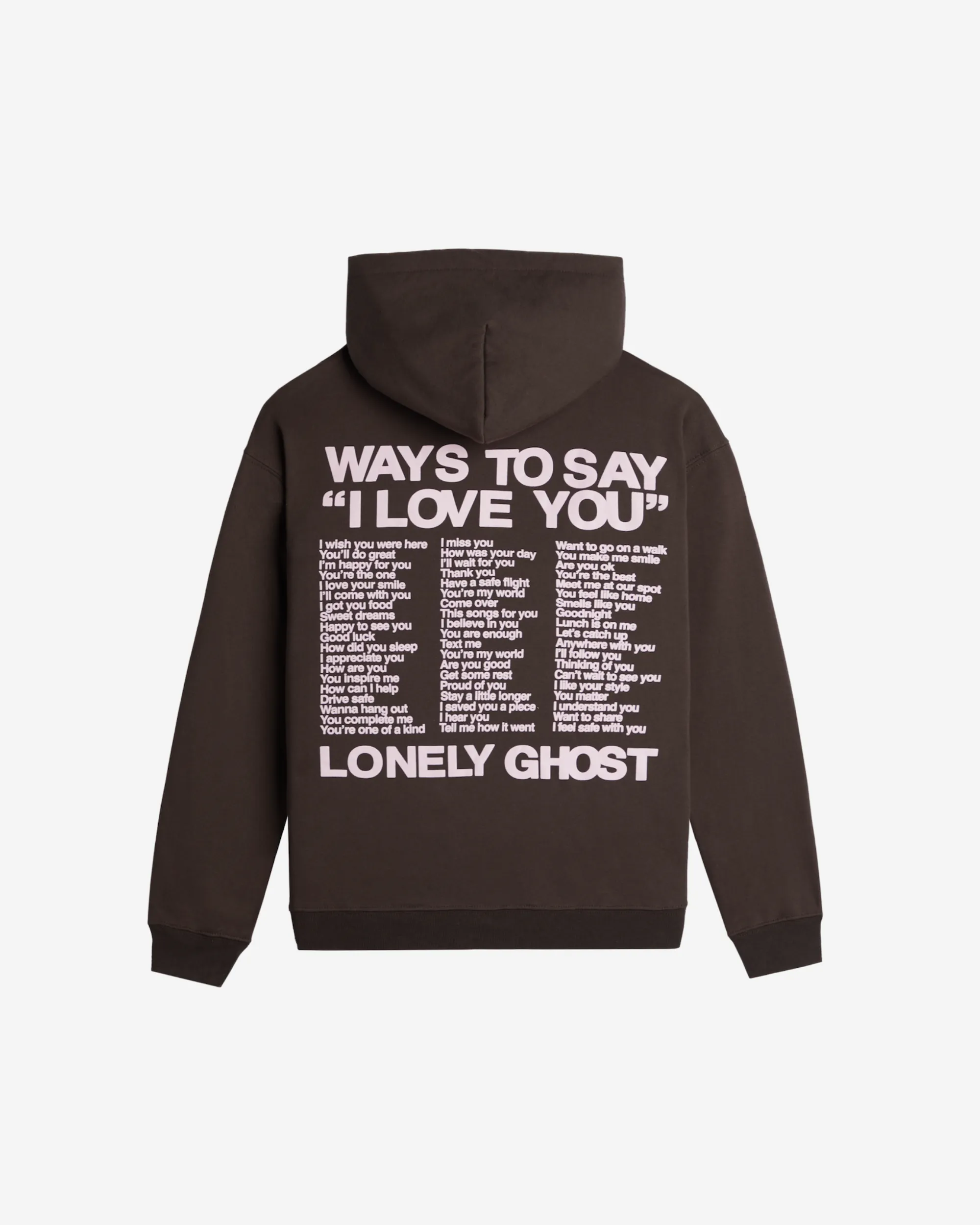 Ways To Say ILY Hoodie sold by Lonely Ghost product image thumbnail 5