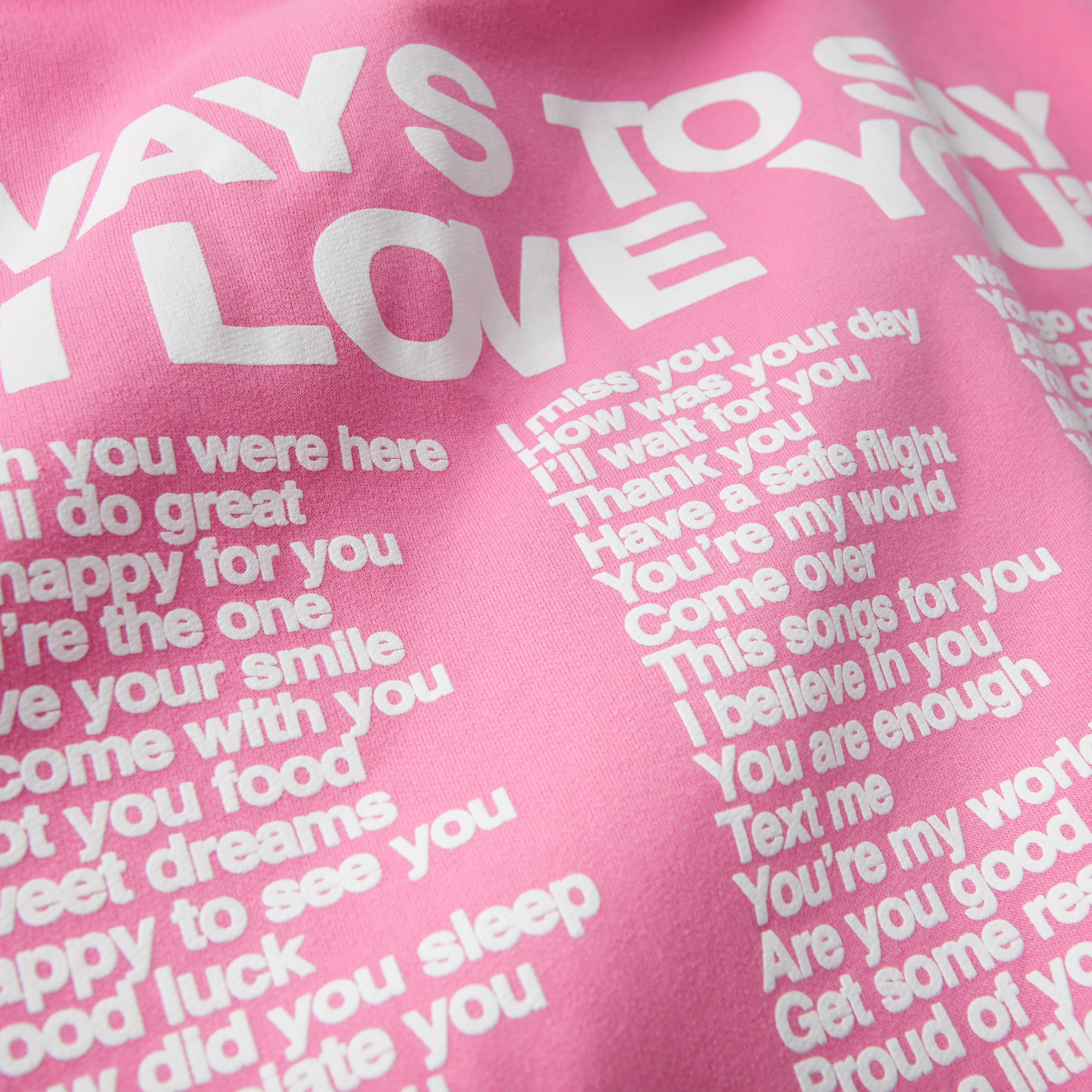 Ways To Say ILY Hoodie sold by Lonely Ghost product image thumbnail 3