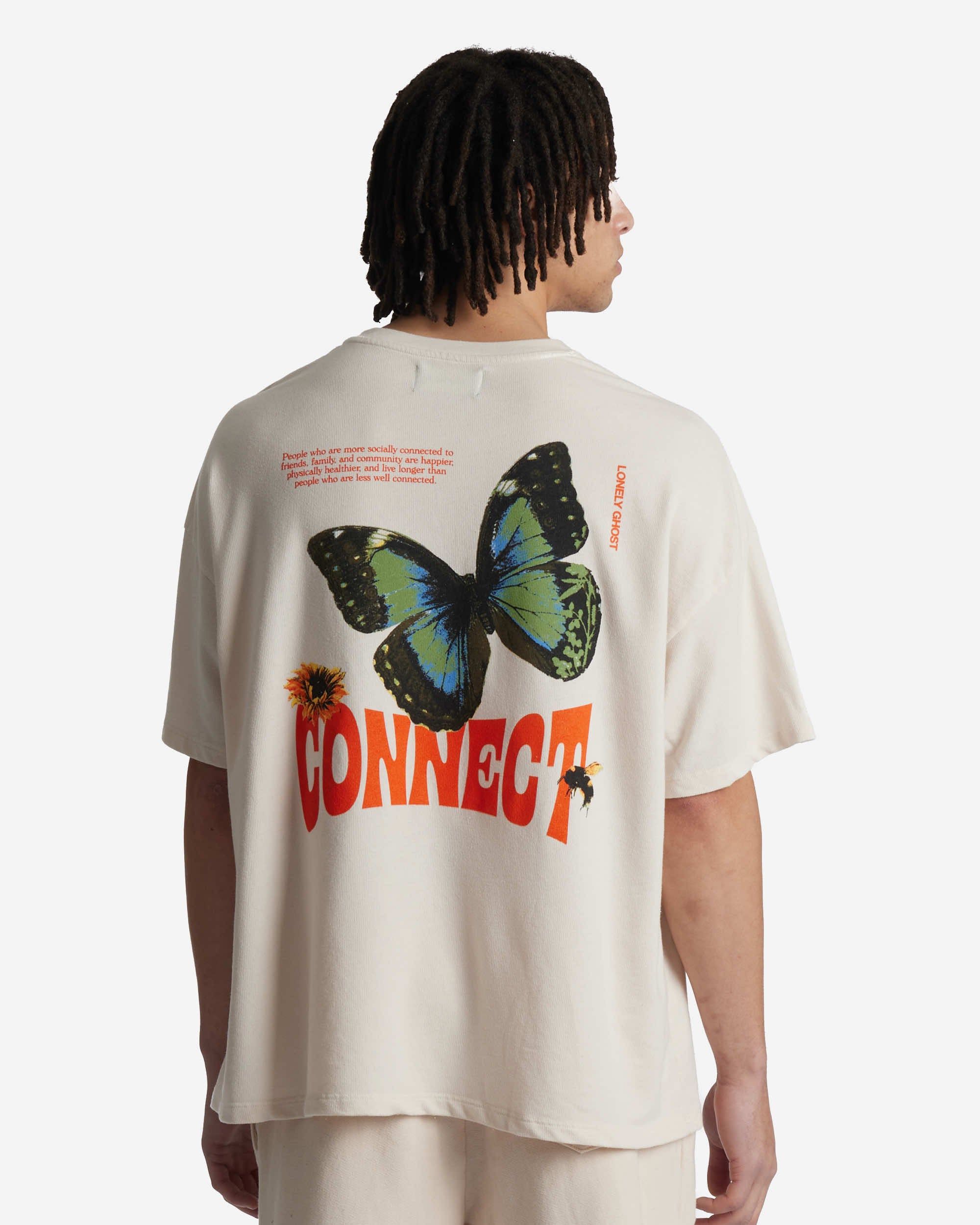 Connect Butterfly Boxy Tee sold by Lonely Ghost product image thumbnail 2