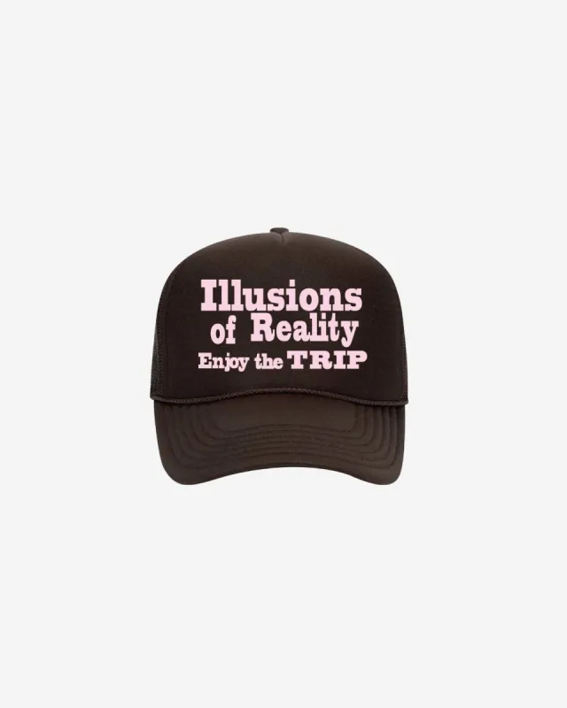 Illusions Trucker Hat sold by Lonely Ghost