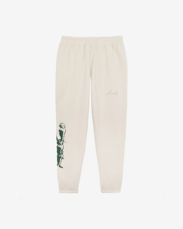 TMWYGL Heavyweight Sweatpants - Bone sold by Lonely Ghost