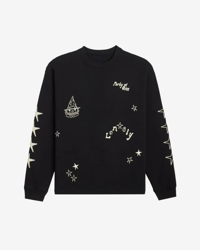 Party of One Thermal Longsleeve sold by Lonely Ghost