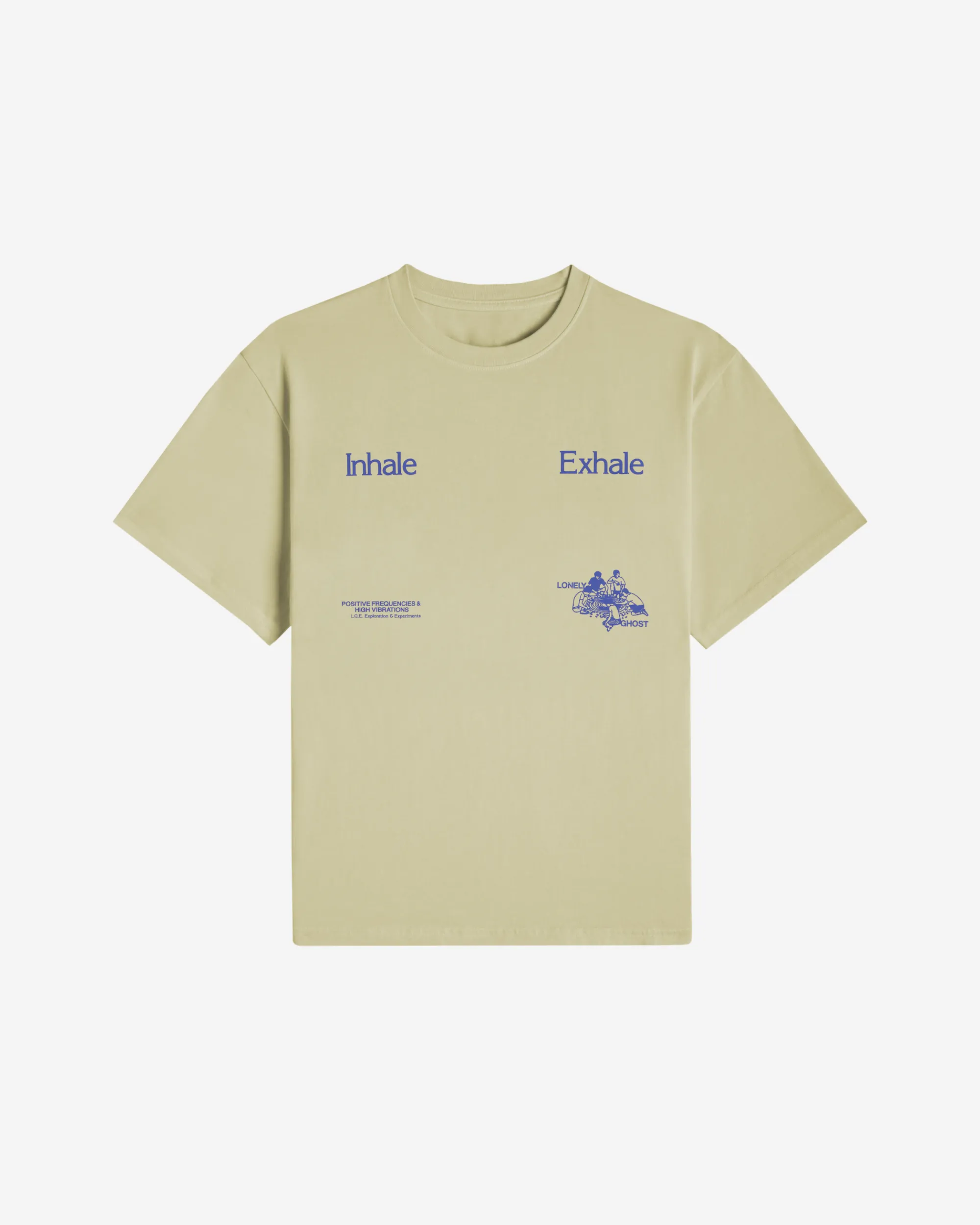 Inhale Exhale Tee sold by Lonely Ghost product image thumbnail 2
