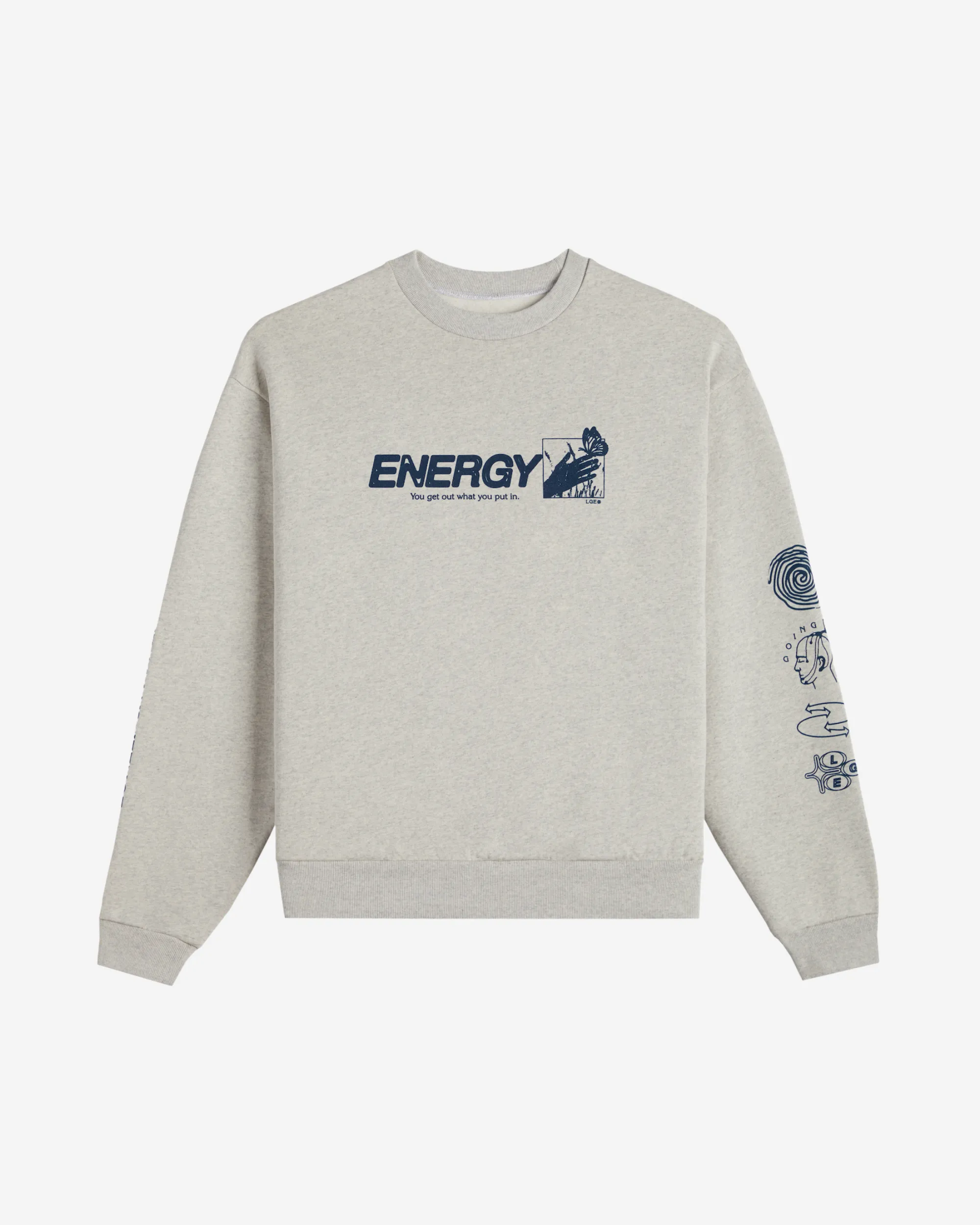 Energy Heavyweight Crewneck Sweater sold by Lonely Ghost product image thumbnail 2