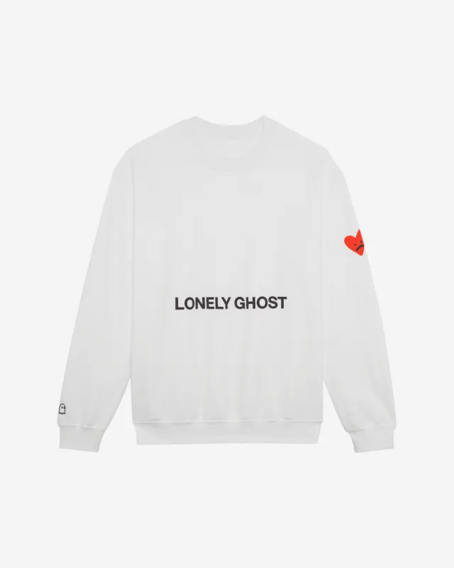 Heart On My Sleeve Crewneck Sweater sold by Lonely Ghost