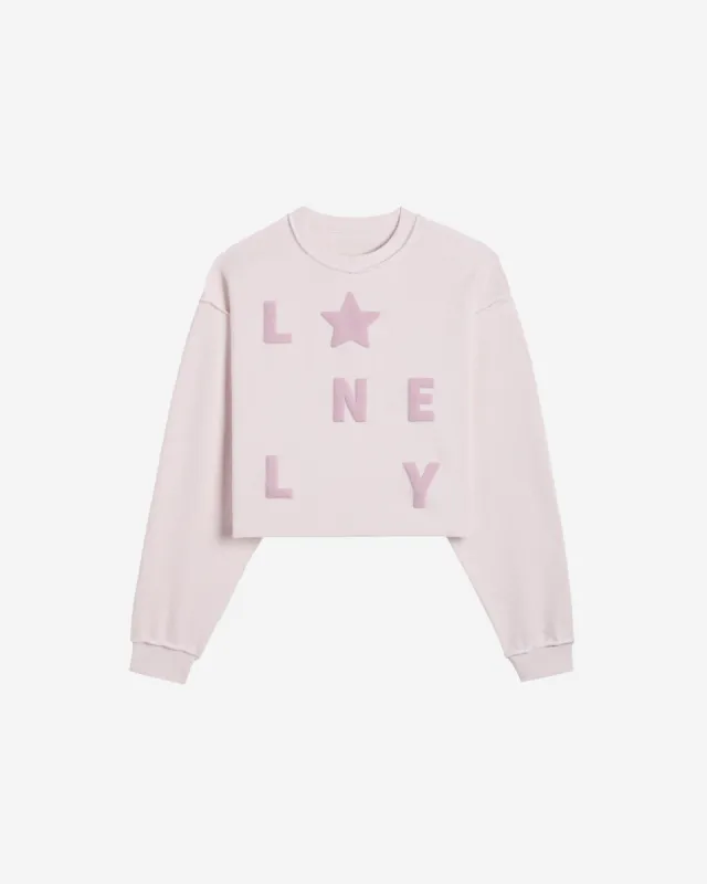 North Star Cropped Heavyweight Crewneck Top sold by Lonely Ghost