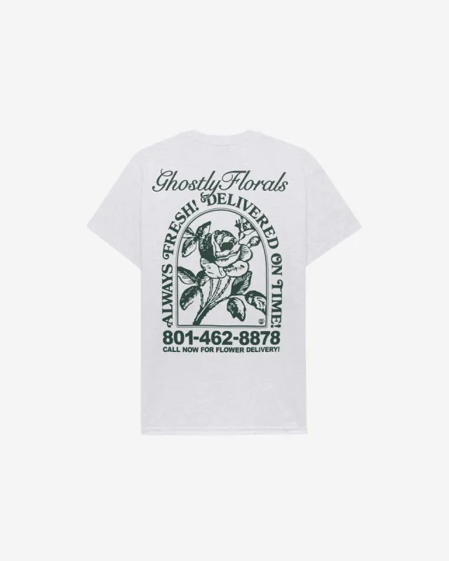 Ghostly Florals Tee sold by Lonely Ghost