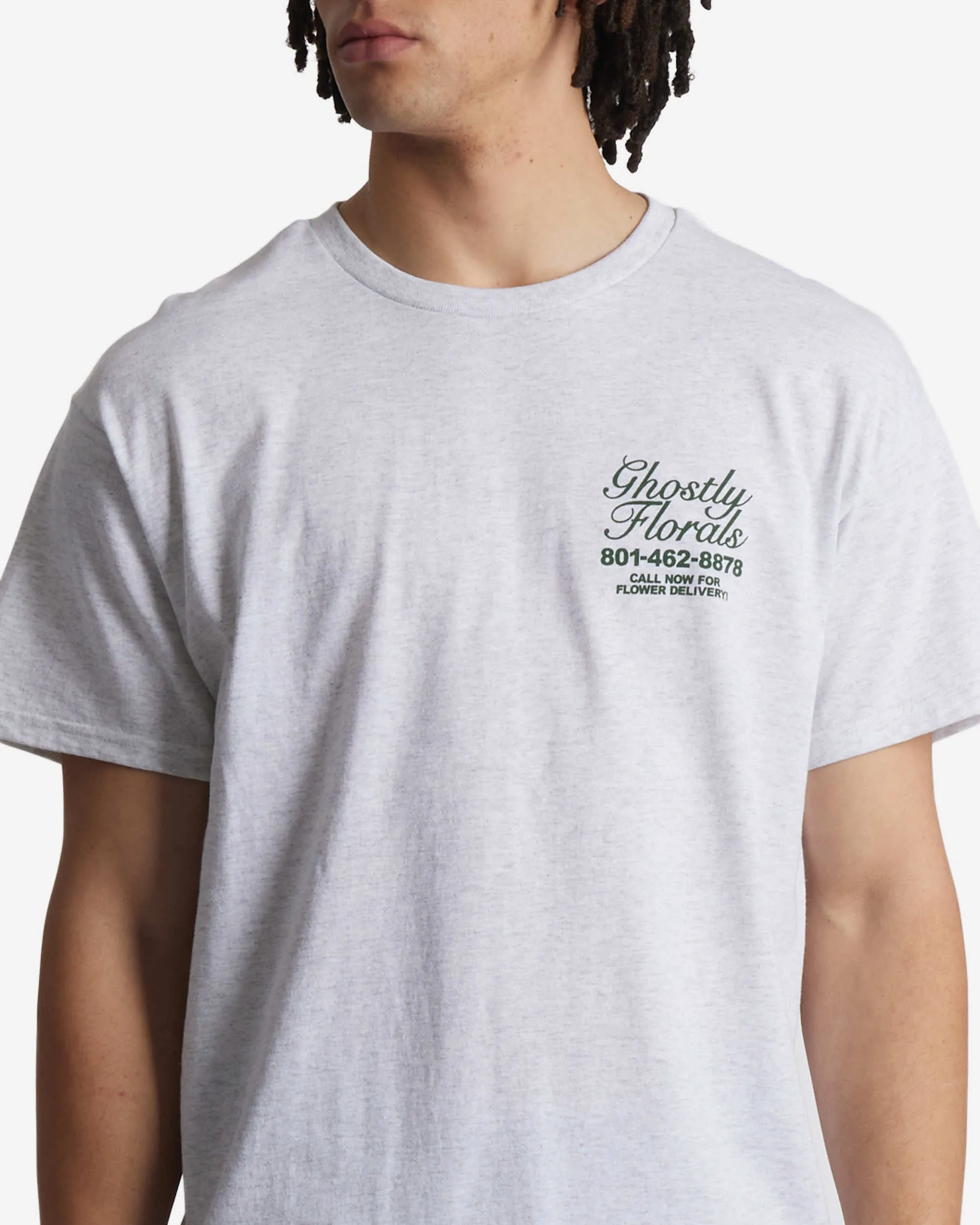 Ghostly Florals Tee sold by Lonely Ghost product image thumbnail 3