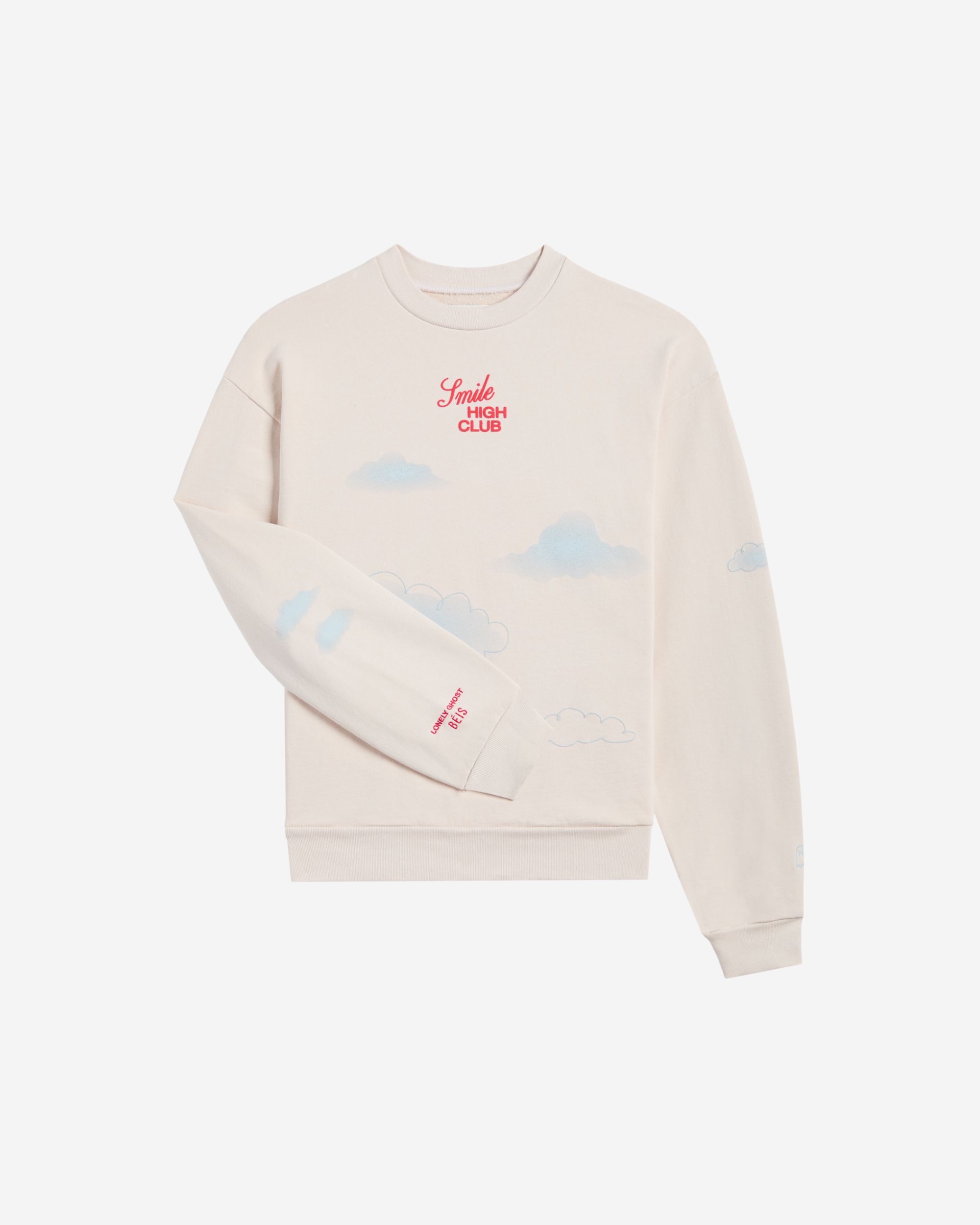 LG x BÉIS Life in the Clouds Heavyweight Crewneck Sweater sold by Lonely Ghost product image thumbnail 3