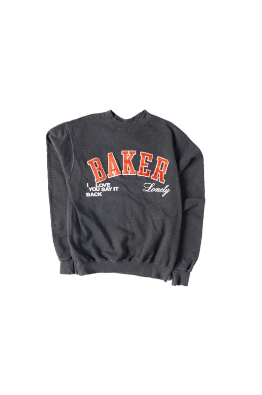 I Love You Say It Back Baker Crewneck sold by Lonely Ghost