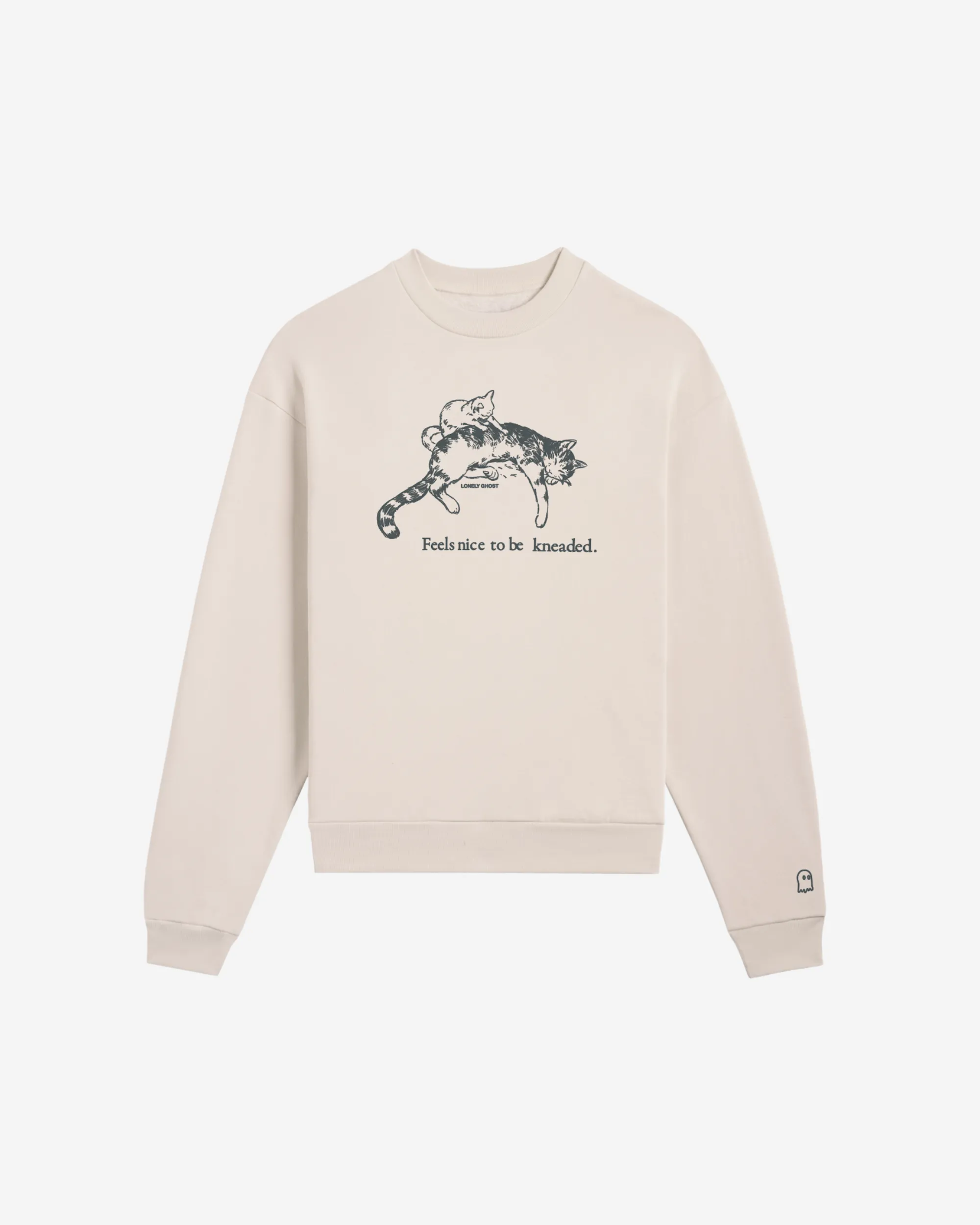 Nice to be Kneaded Crewneck sold by Lonely Ghost product image thumbnail 2