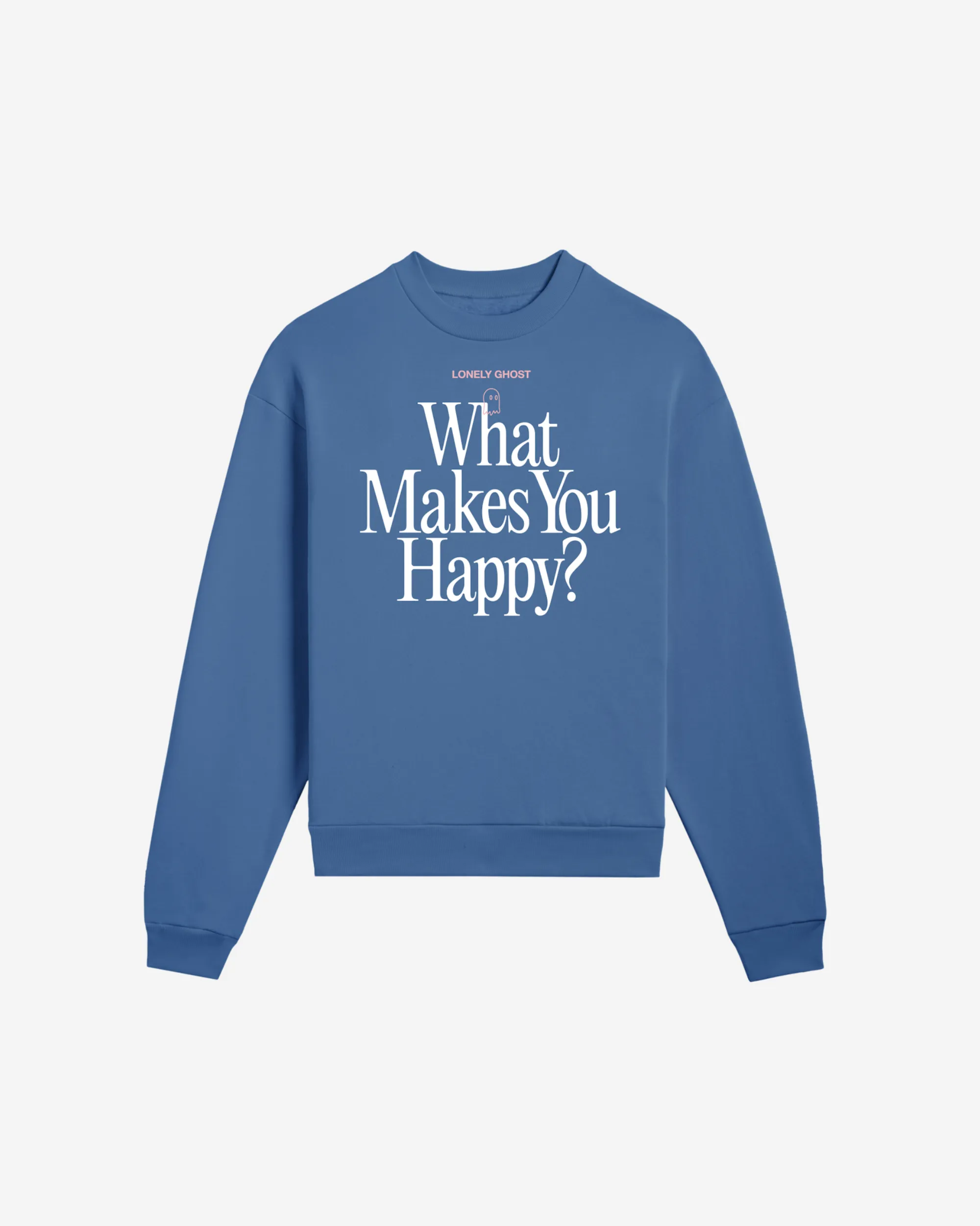 What Makes You Happy Crewneck sold by Lonely Ghost product image thumbnail 2