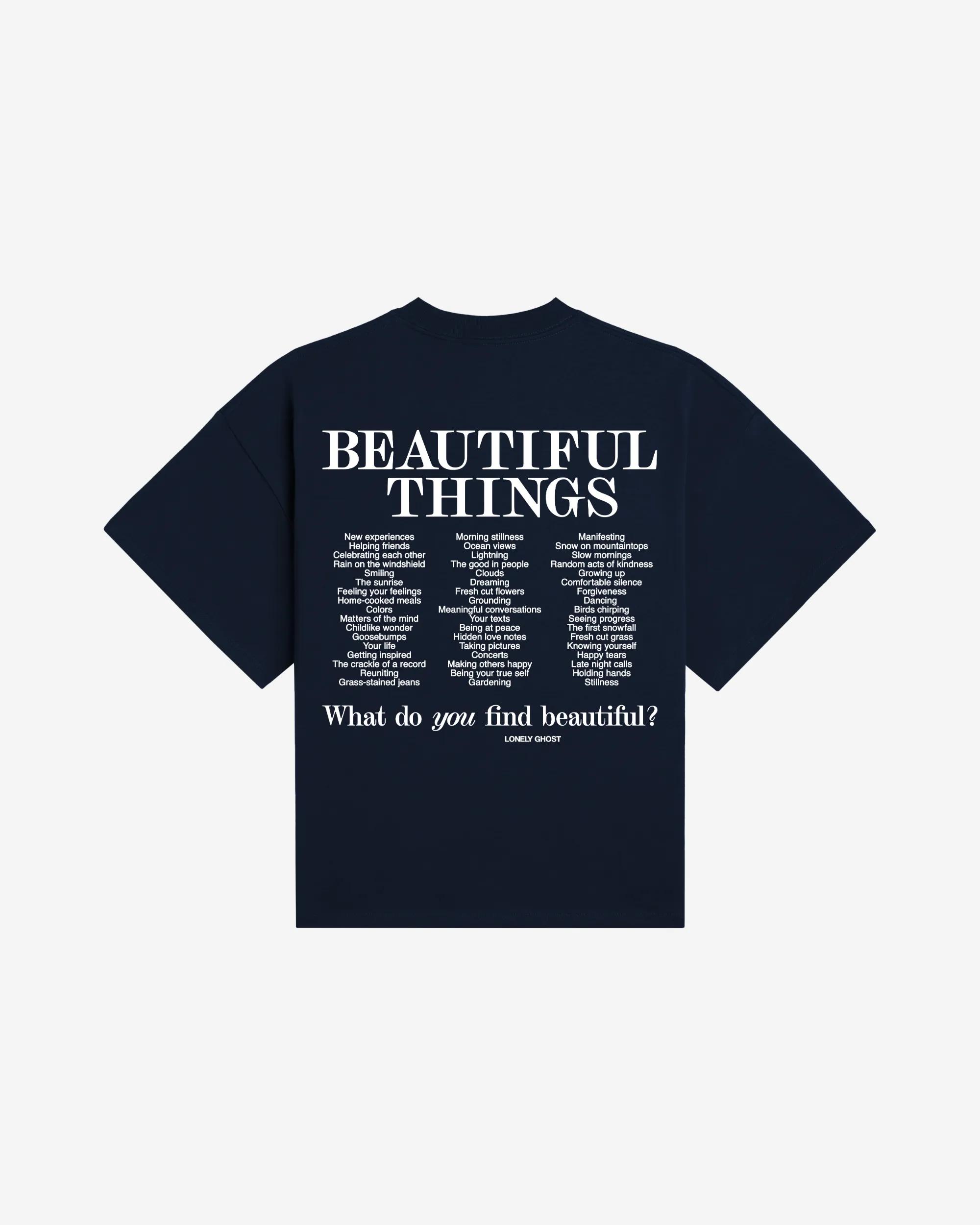 Beautiful Things Boxy Tee sold by Lonely Ghost