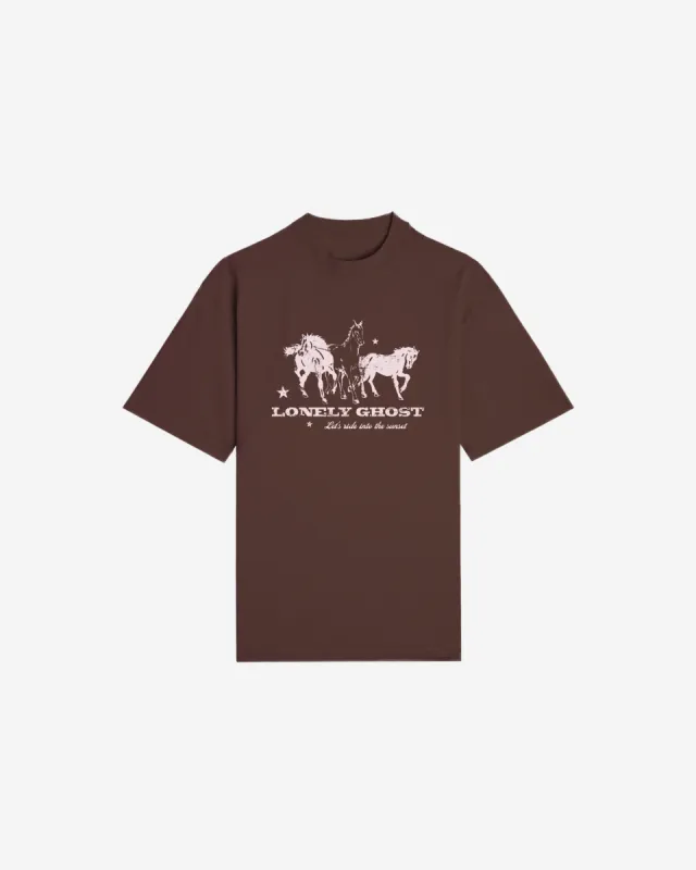 Horses Relaxed Tee sold by Lonely Ghost
