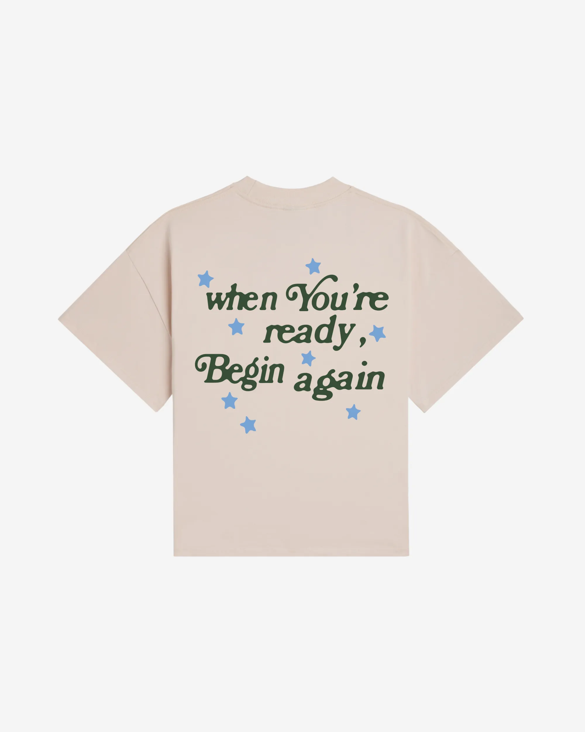 Begin Again Boxy Tee sold by Lonely Ghost