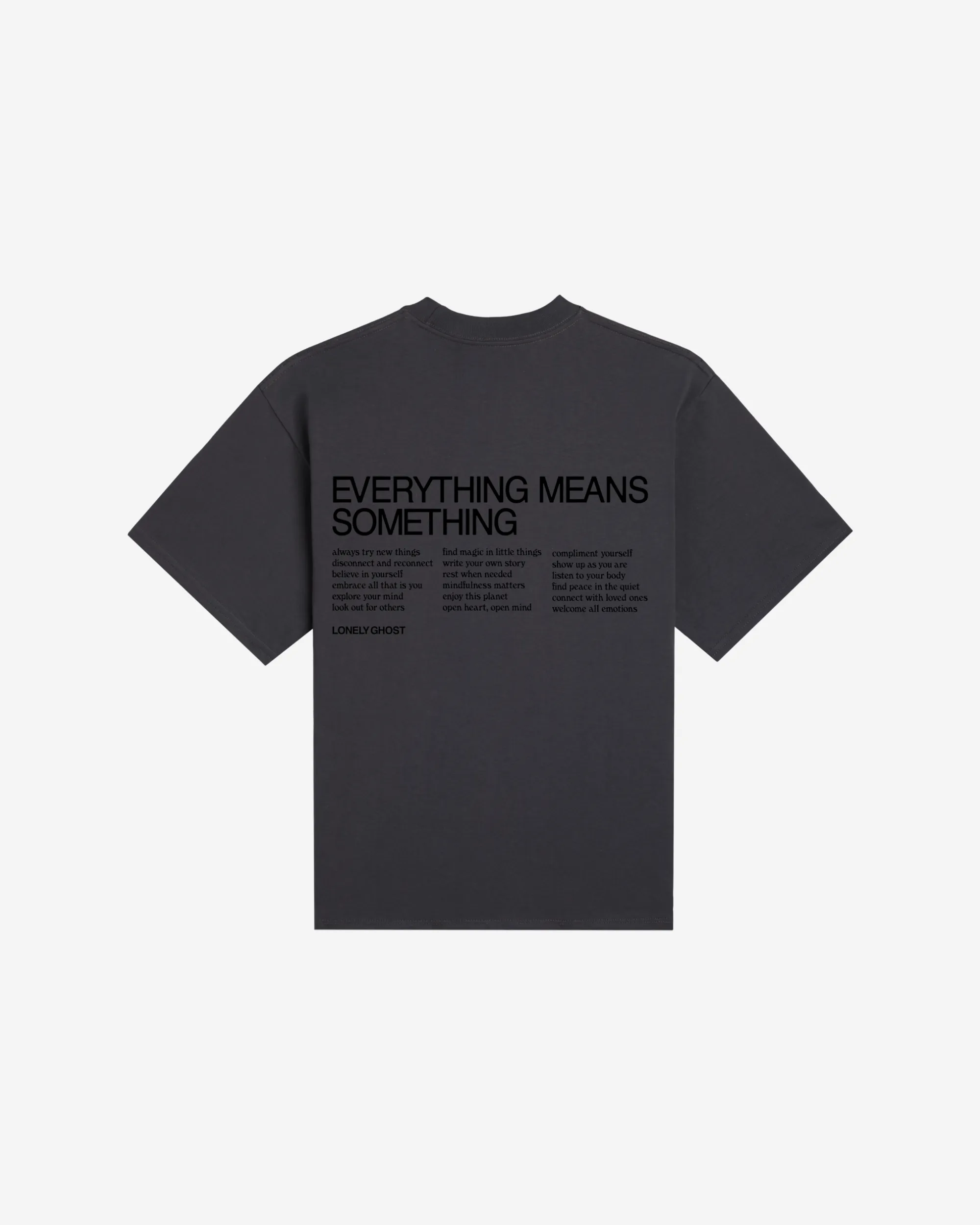 Everything Means Something Essential Tee sold by Lonely Ghost product image thumbnail 3