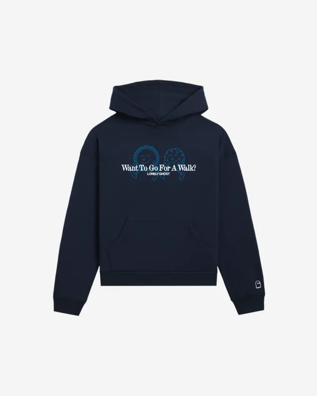 Go For a Walk Hoodie sold by Lonely Ghost