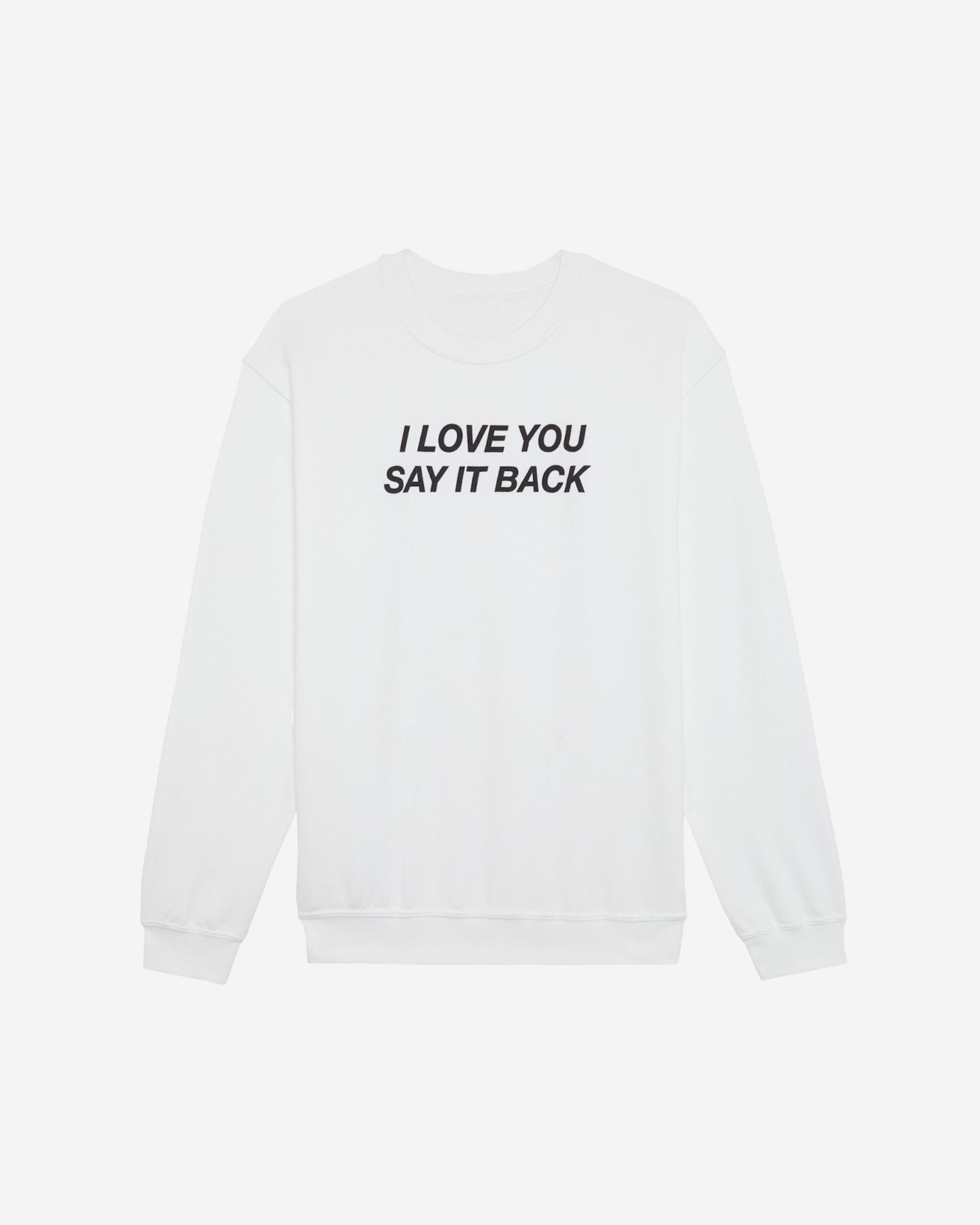 ILYSIB Crewneck Sweater (White) sold by Lonely Ghost