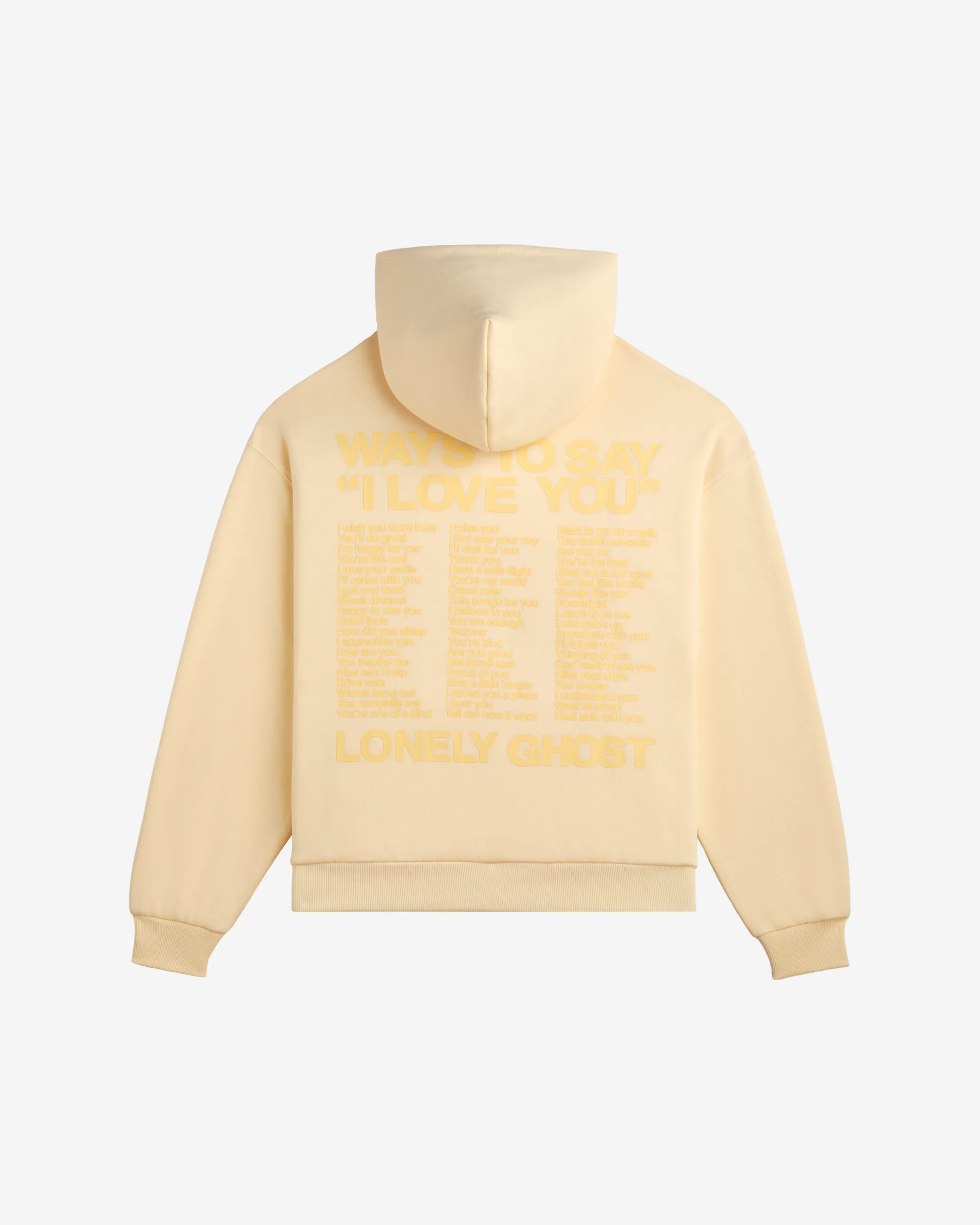 Ways To Say ILY Hoodie sold by Lonely Ghost product image thumbnail 4