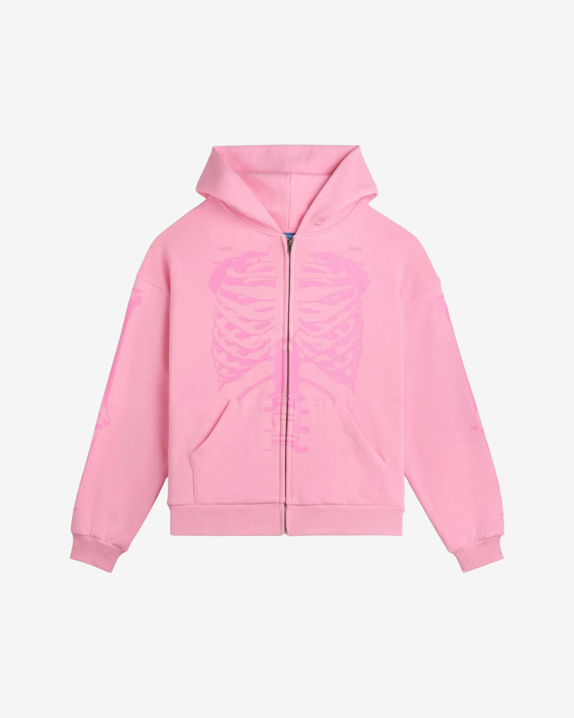 Bonez Zip Hoodie sold by Lonely Ghost