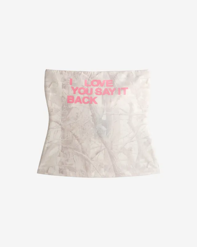 Ways to Say ILY Tube Top made by Lonely Ghost