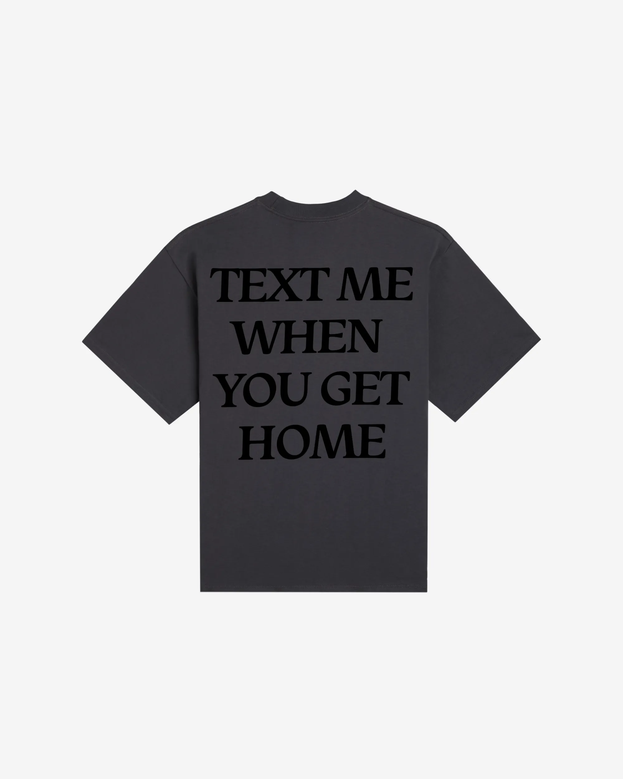 Text Me When You Get Home Essential Tee sold by Lonely Ghost product image thumbnail 5