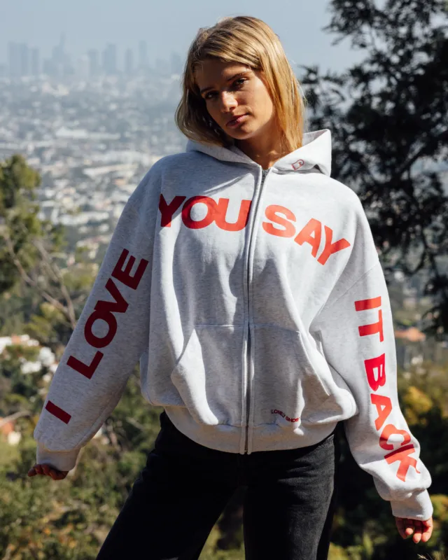 ILYSIB Zip Up Hoodie made by Lonely Ghost