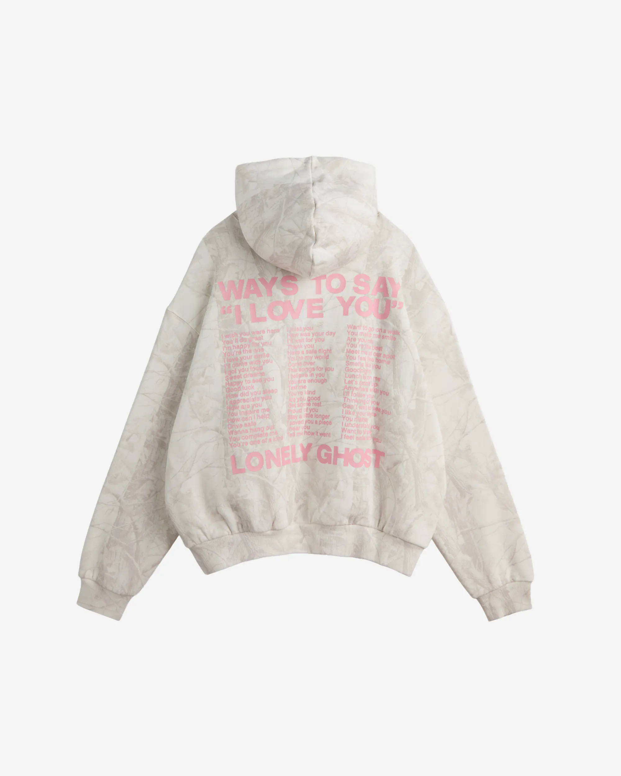 Ways to Say ILY Heavyweight Hoodie sold by Lonely Ghost product image thumbnail 4