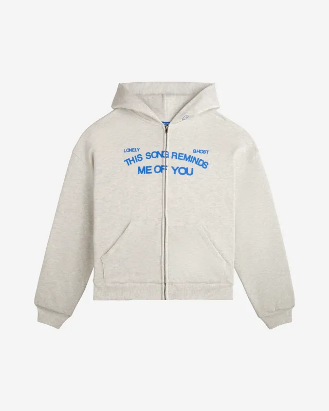 This Song Reminds Me of You Zip Hoodie made by Lonely Ghost