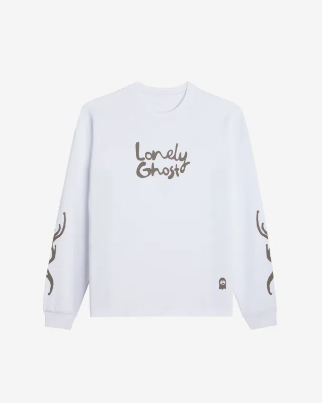 Peace Ghost Thermal Longsleeve sold by Lonely Ghost