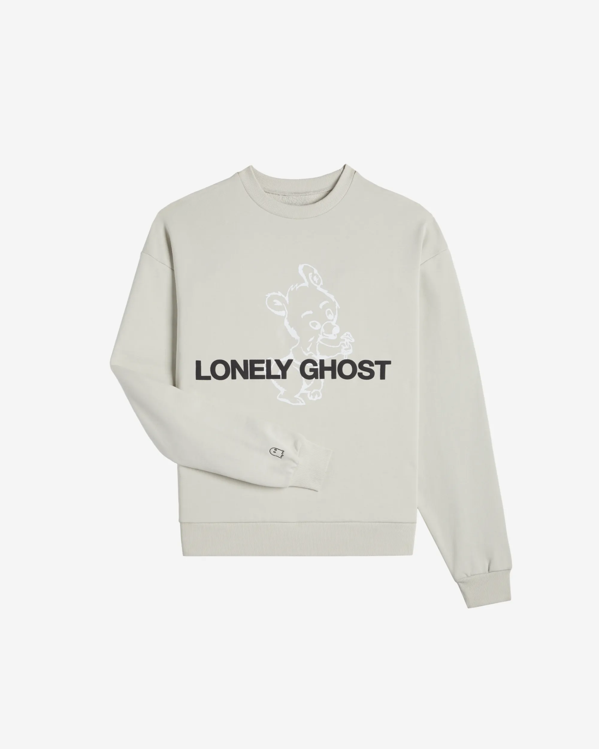 Lonely Bear Heavyweight Crewneck Sweater sold by Lonely Ghost product image thumbnail 4
