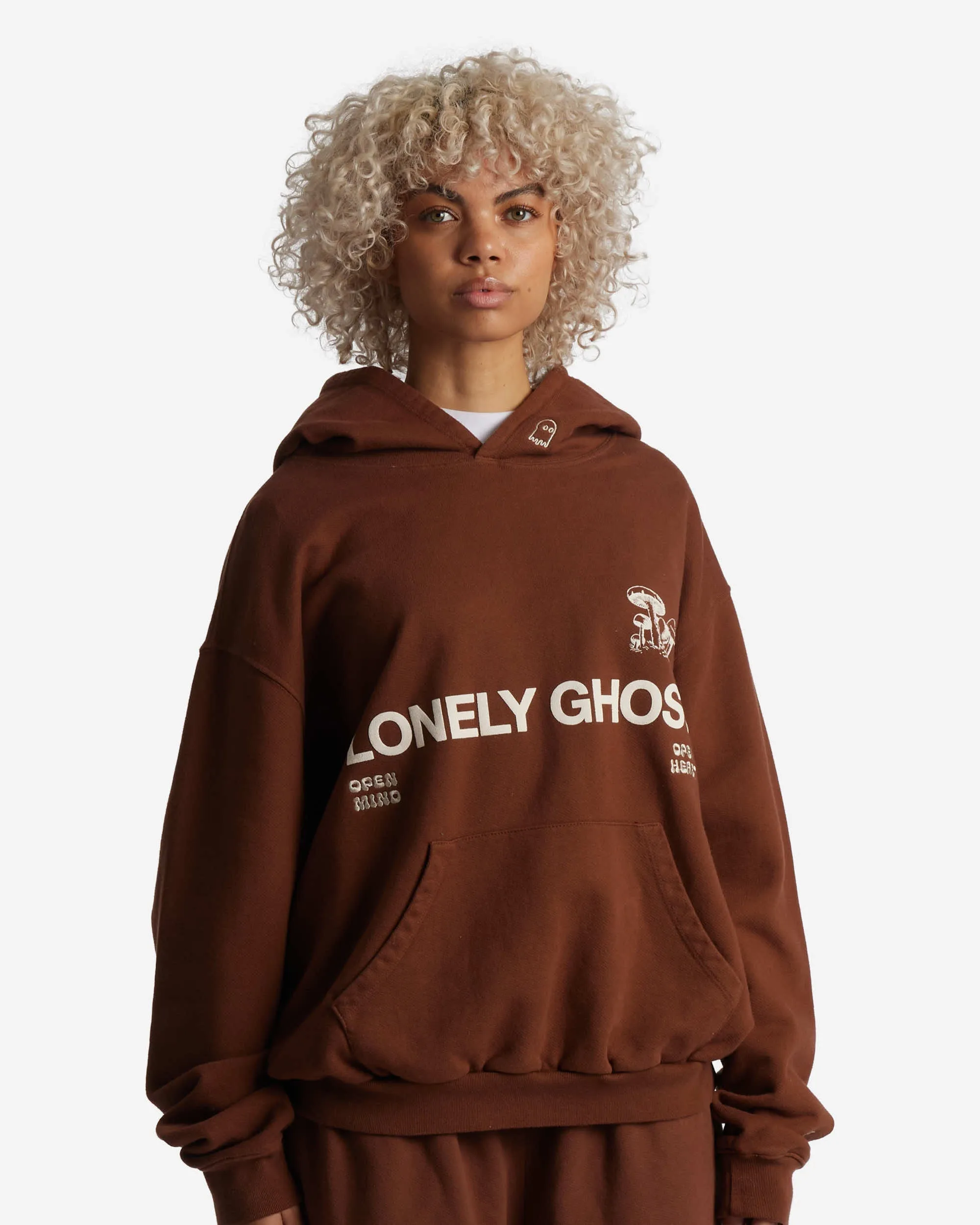 Connect Open Heart Open Mind Heavyweight Hoodie sold by Lonely Ghost product image thumbnail 3