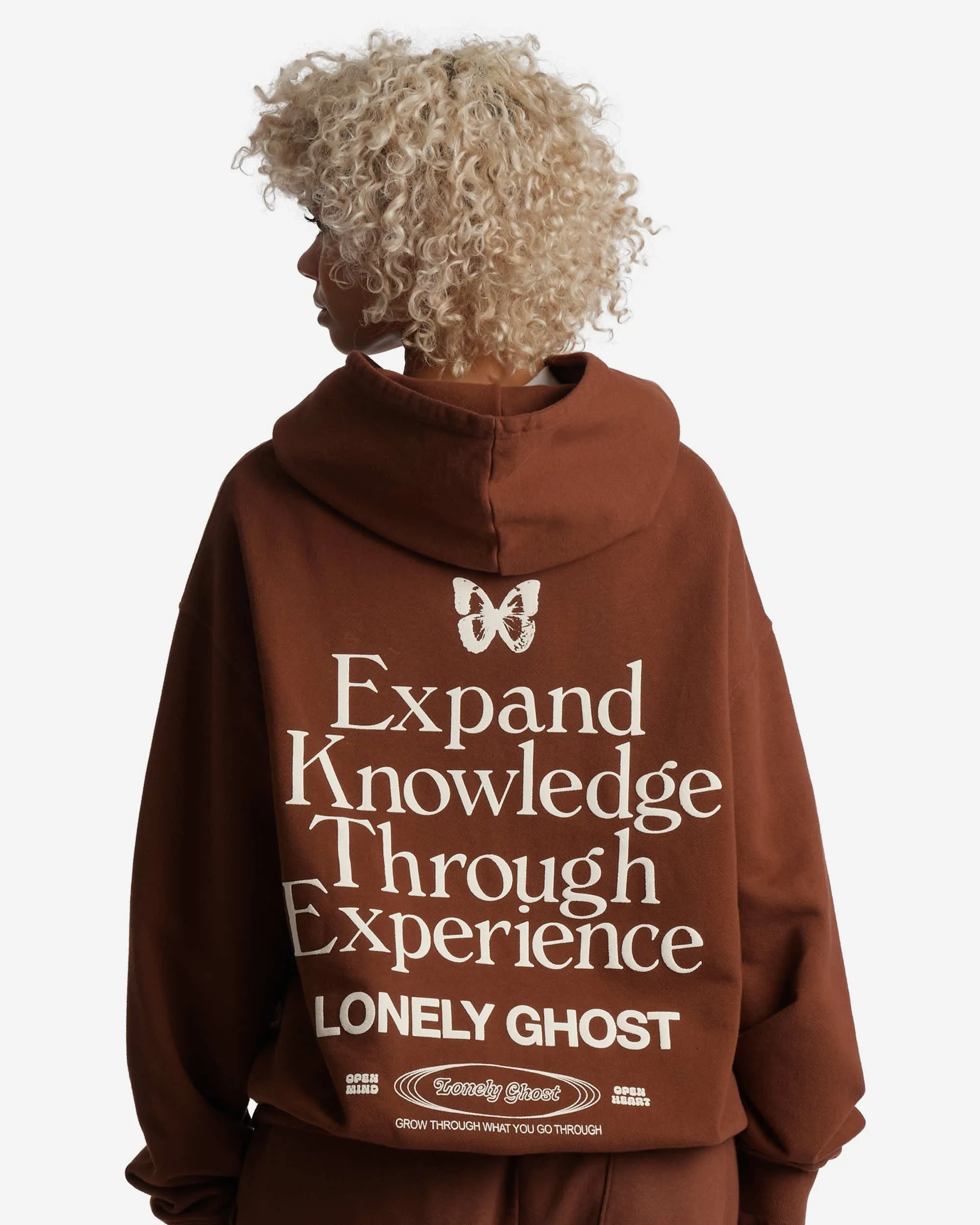 Connect Open Heart Open Mind Heavyweight Hoodie sold by Lonely Ghost product image thumbnail 4
