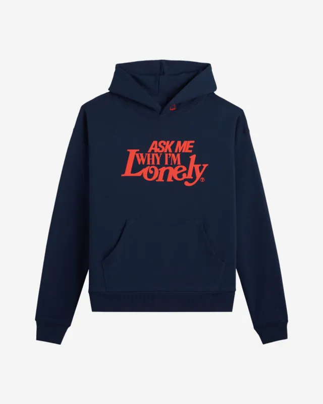Ask Me Why I'm Lonely Heavyweight Hoodie sold by Lonely Ghost