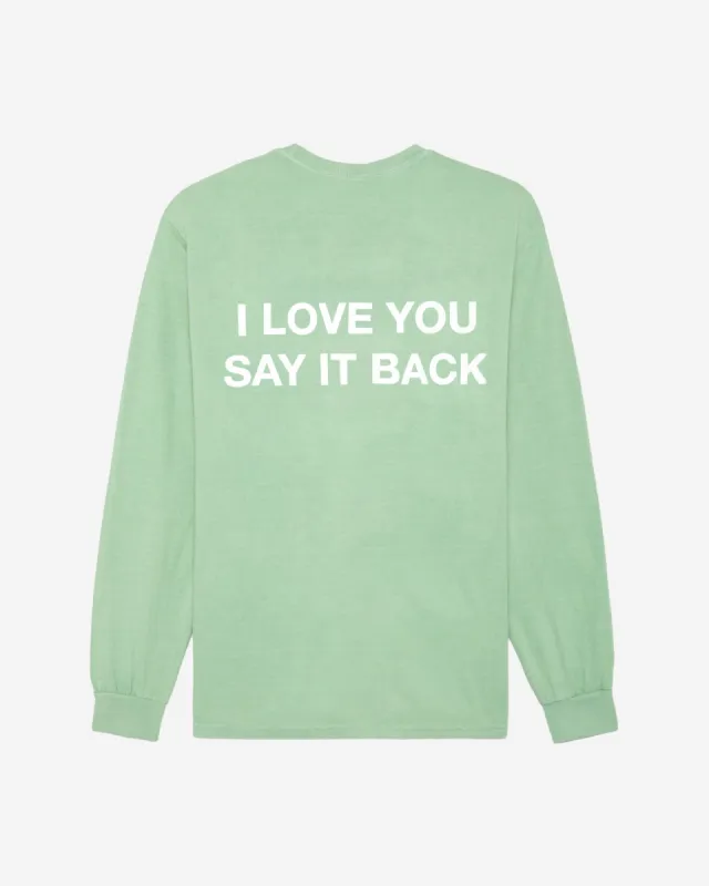 Text Me ILY - Color Changing Longsleeve - Green sold by Lonely Ghost