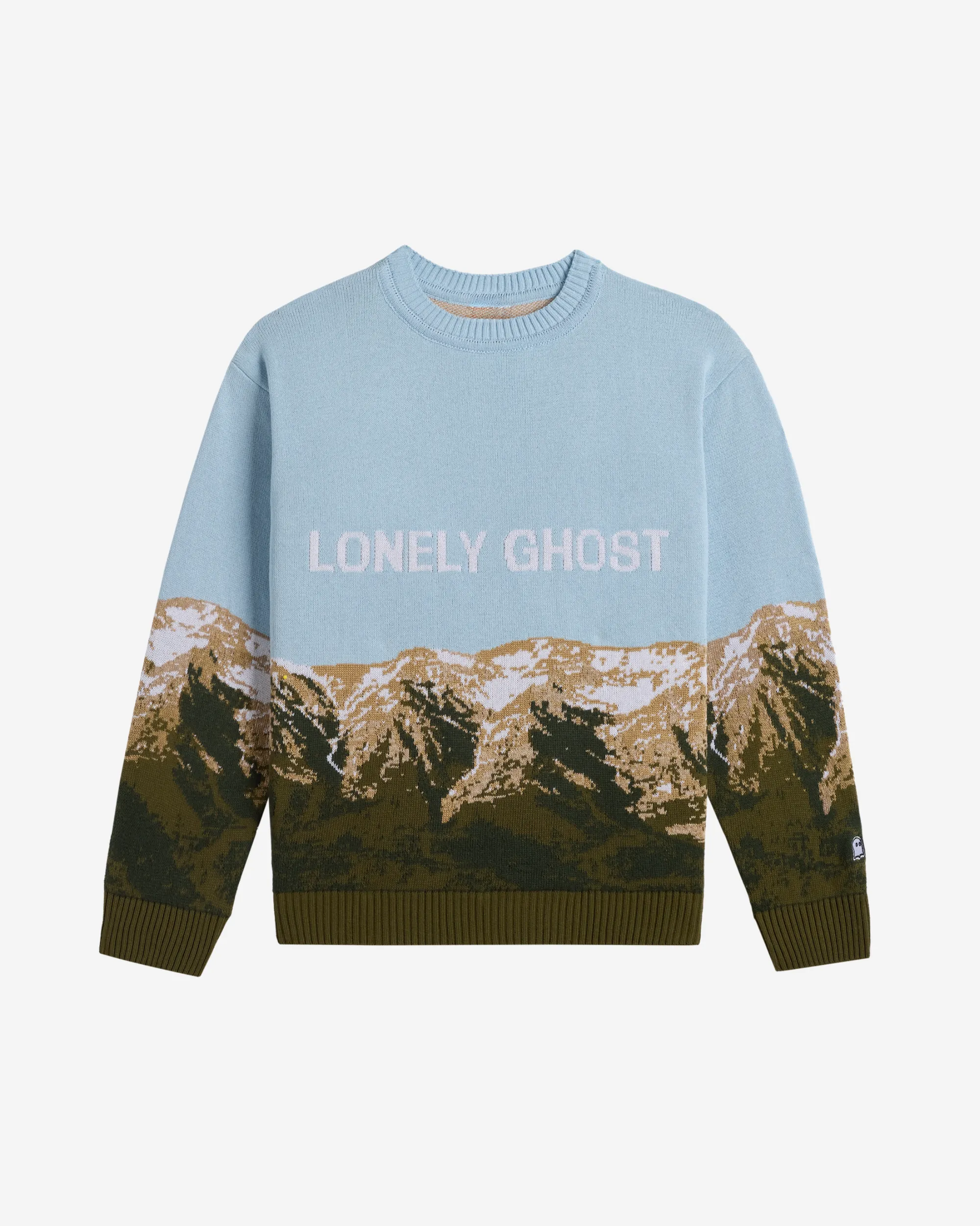 Mountain Heavyweight Knit Crewneck sold by Lonely Ghost