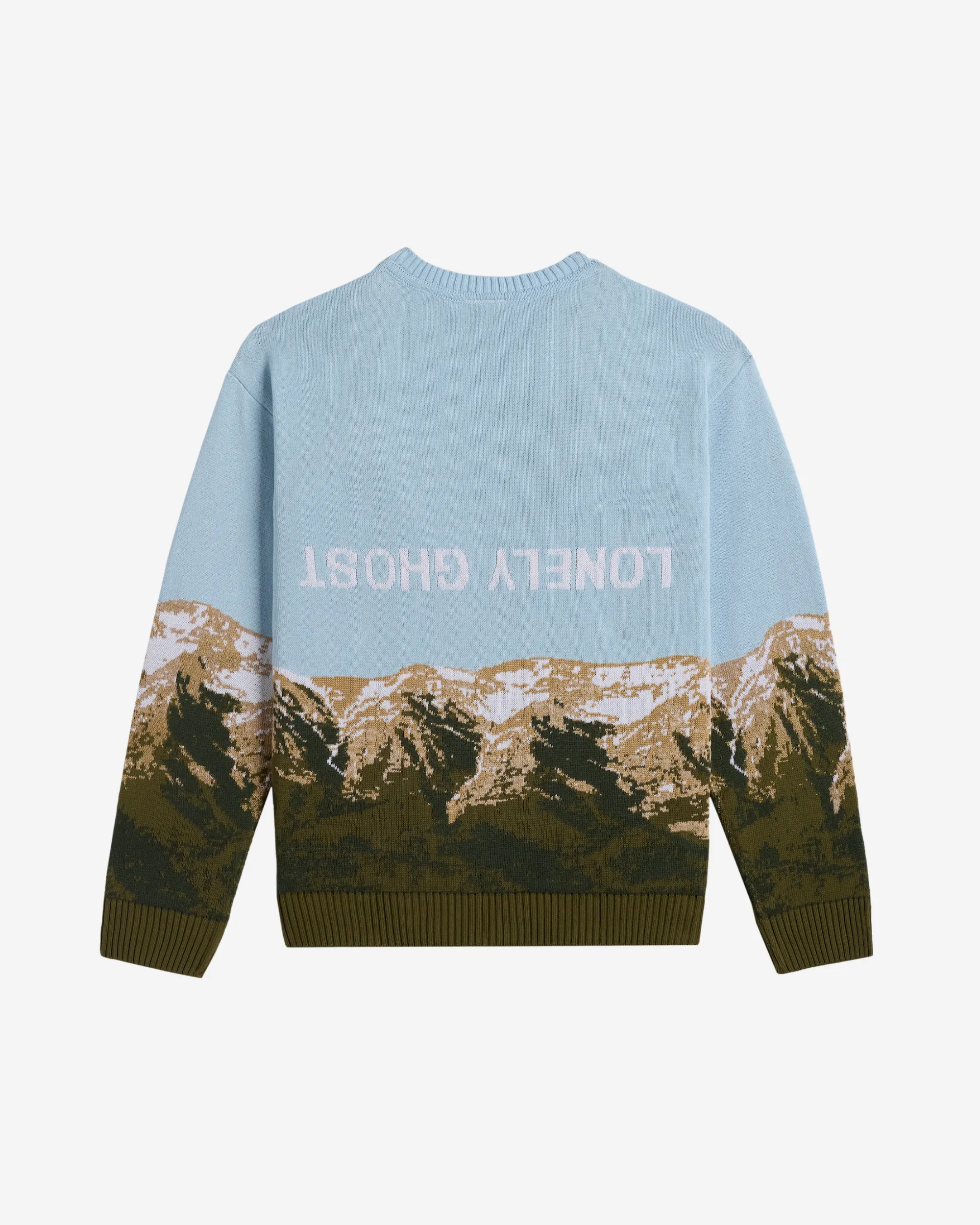 Mountain Heavyweight Knit Crewneck sold by Lonely Ghost product image thumbnail 2