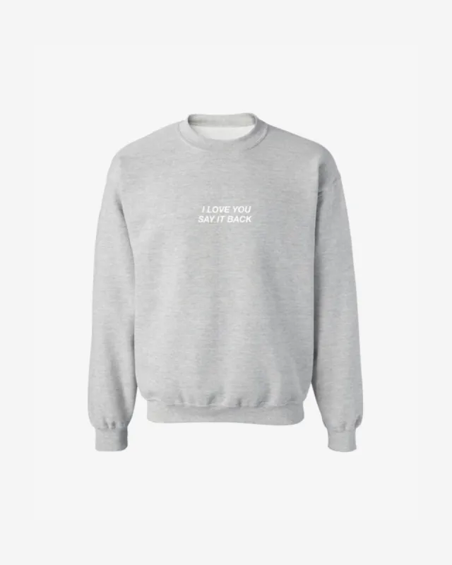Netflix & Chill Crewneck Sweater (Grey) sold by Lonely Ghost