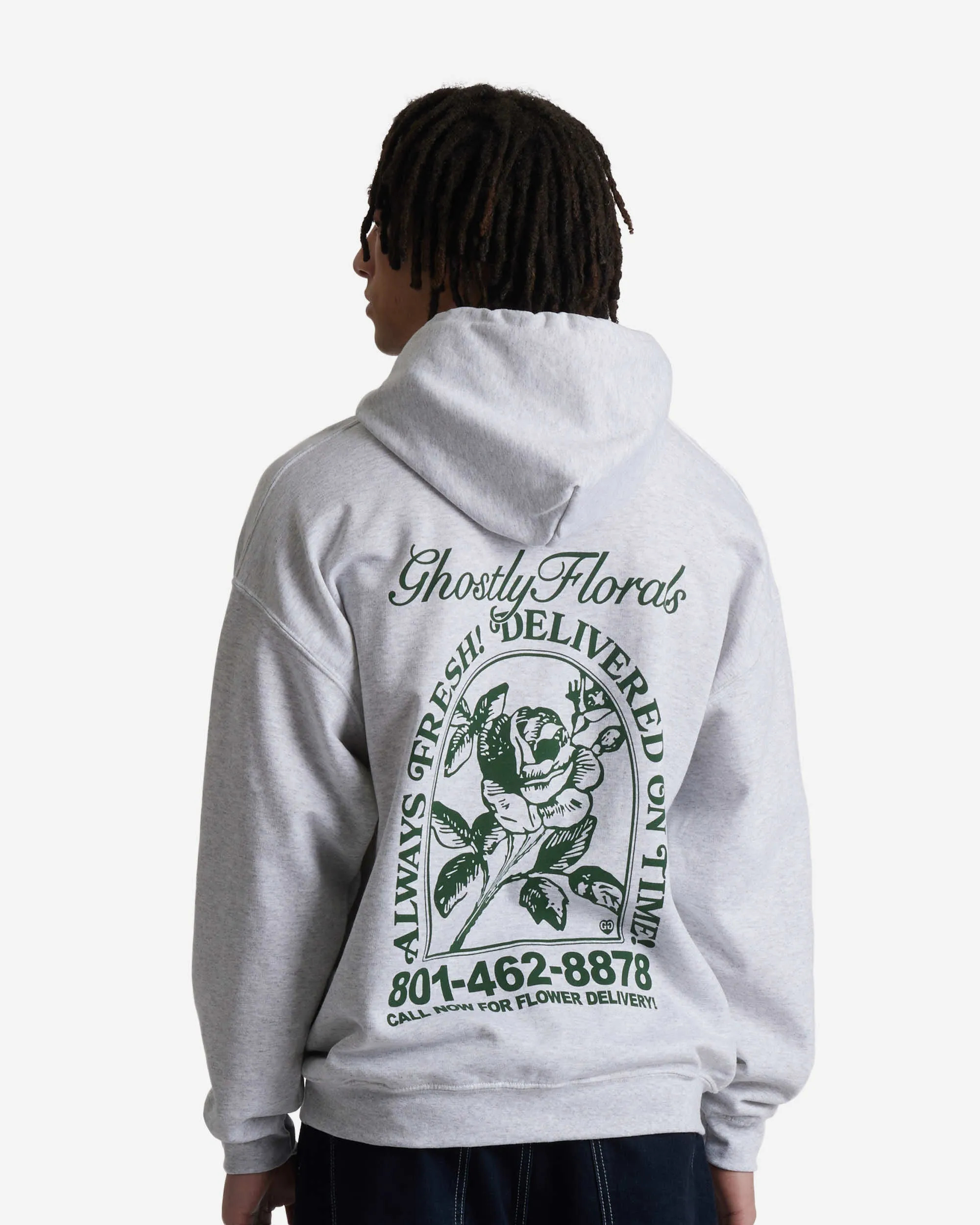 Ghostly Florals Hoodie sold by Lonely Ghost product image thumbnail 4